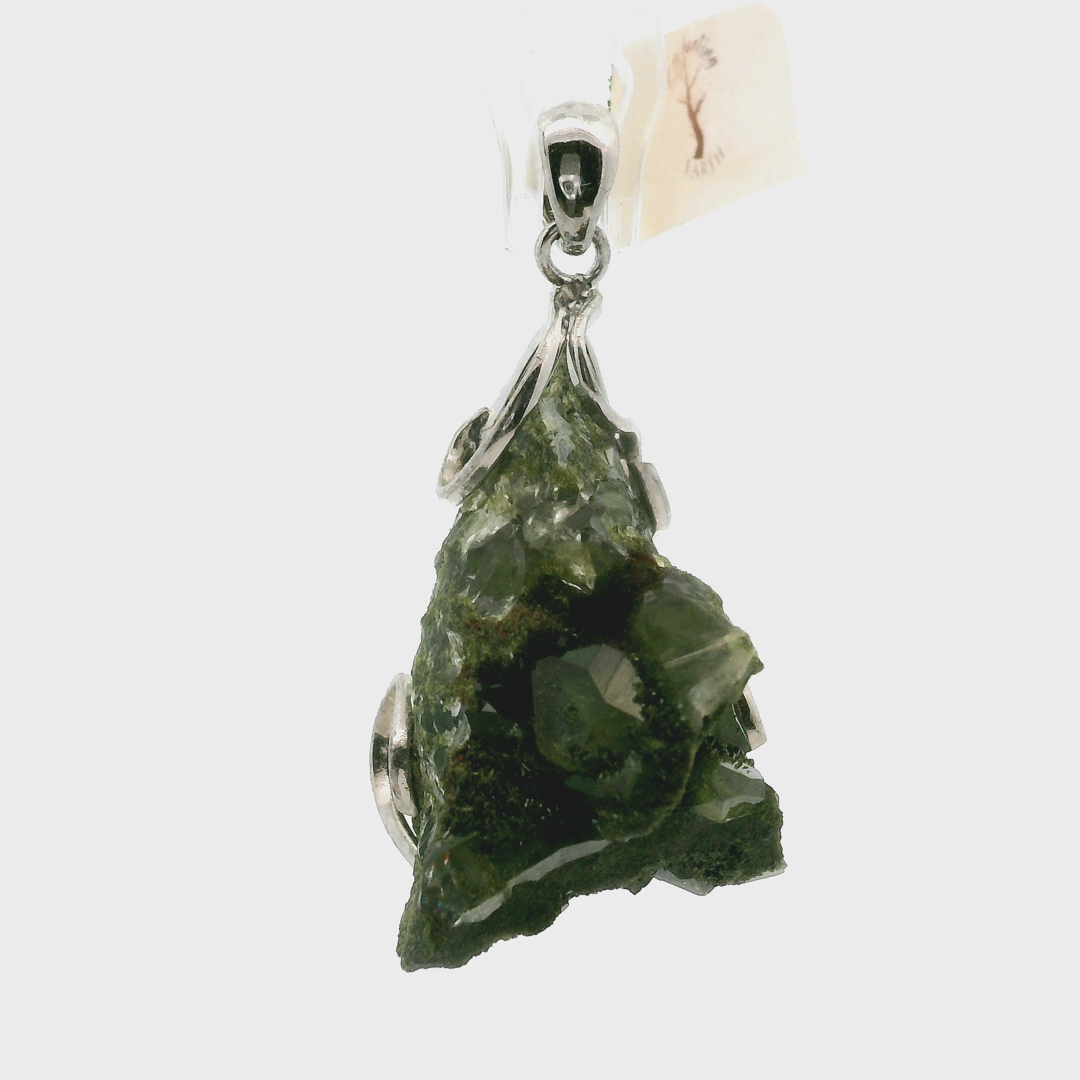 Epidote Pendants .925 Silver for Abundance, New Relationships and a Positive Outlook