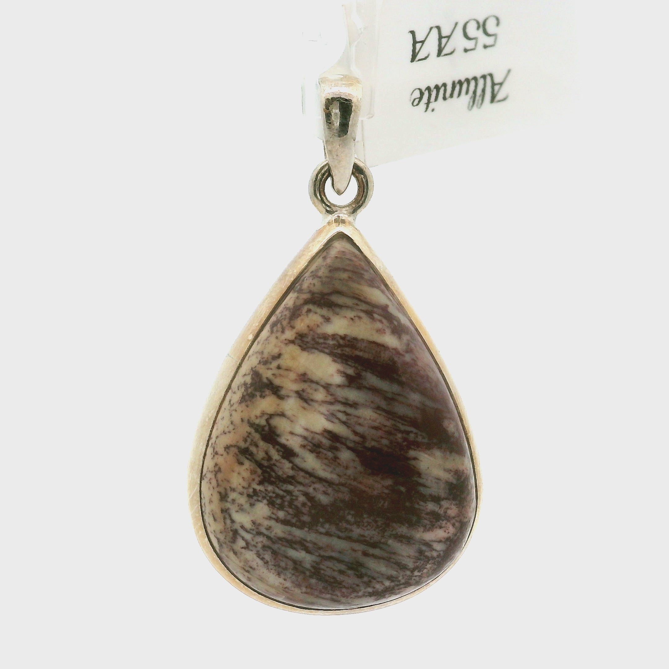 Alunite Pendant in .925 Silver for Strength and Grounding