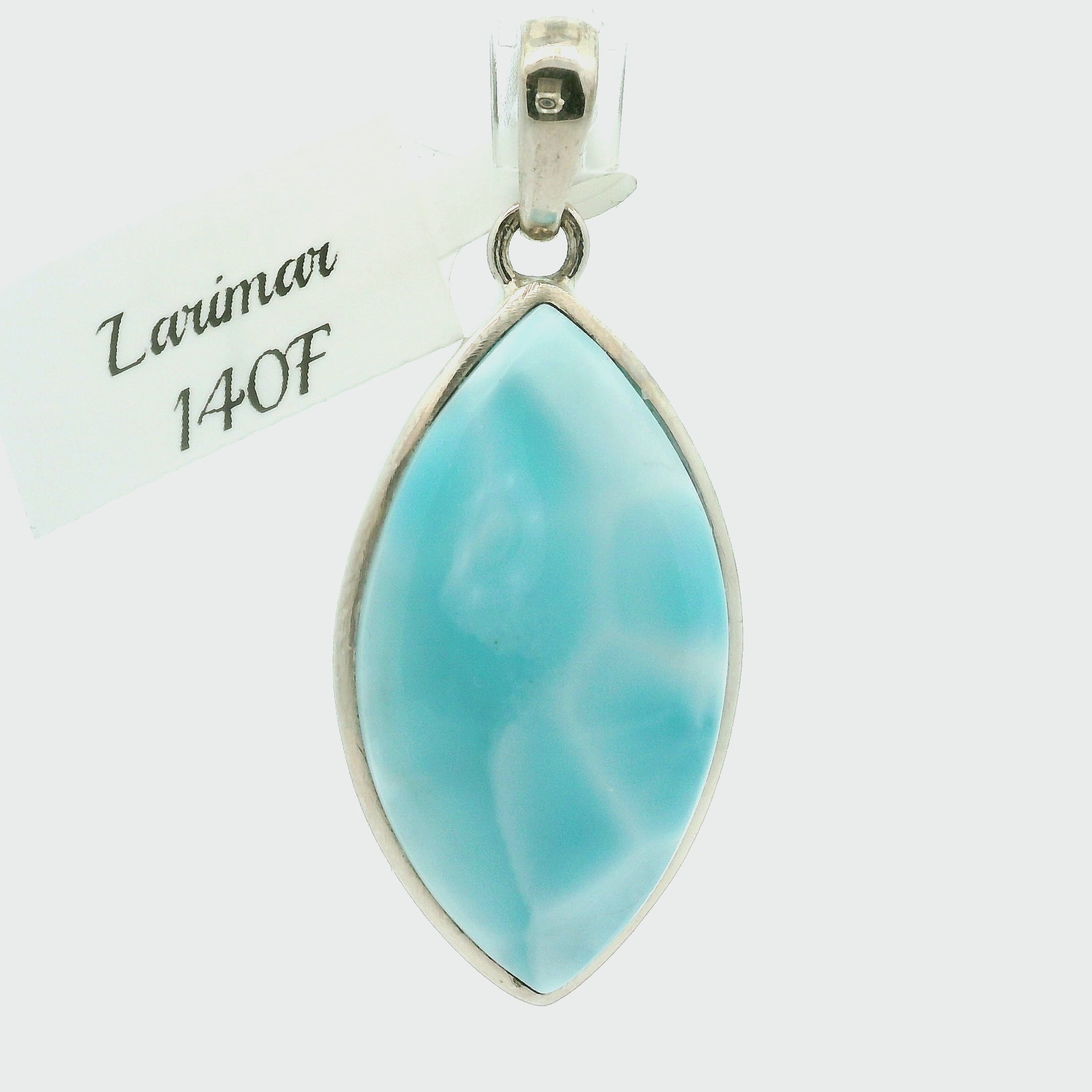 Larimar Pendants .925 Silver for Channeling, Psychic Abilities and Awakening of your Third Eye Chakra