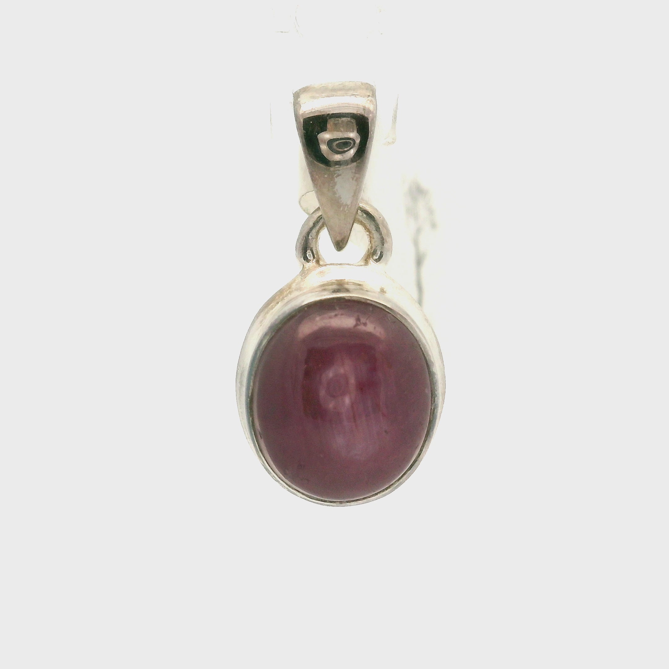 Star Ruby Pendant .925 Silver for Confidence, Empowerment, Passion and Success