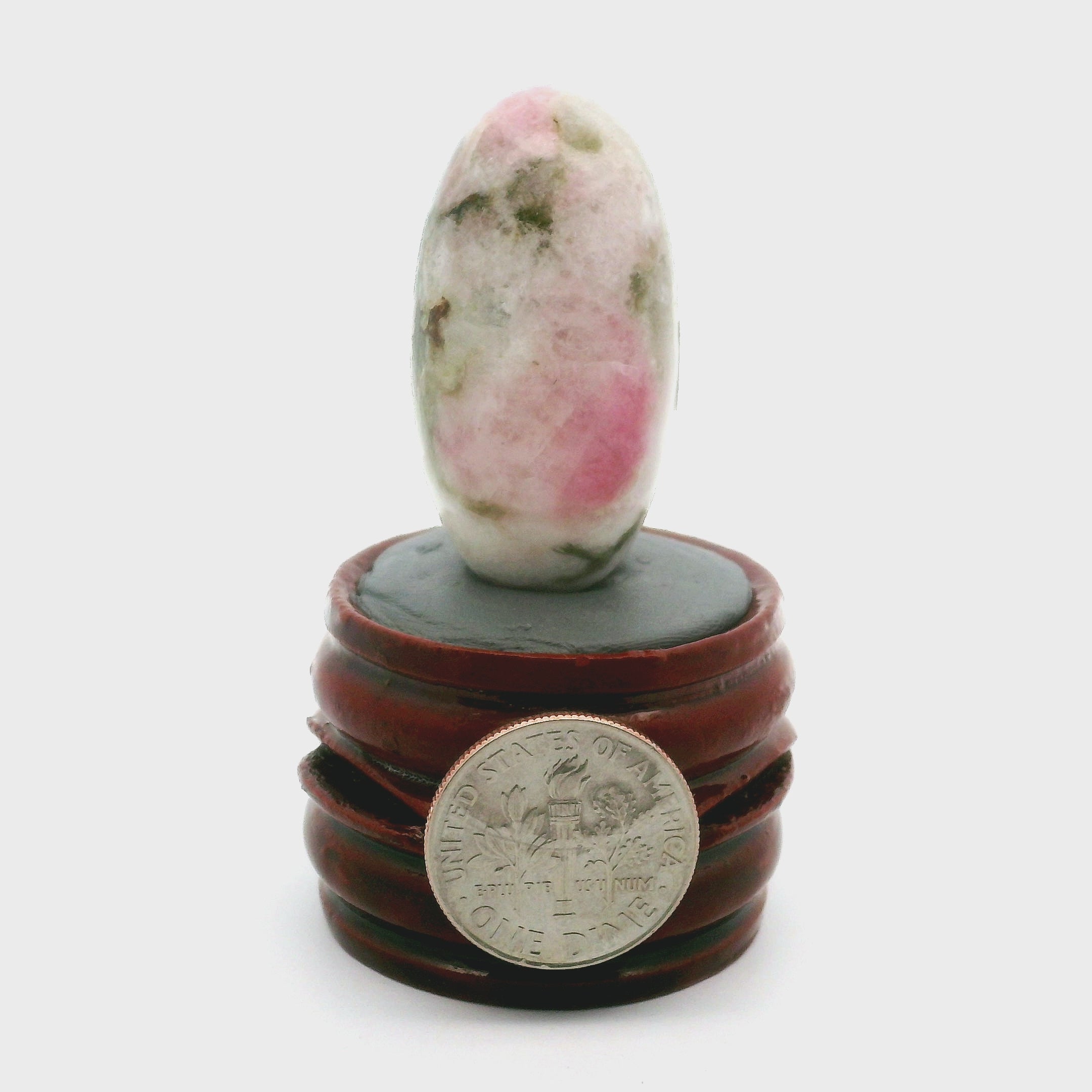 Tugtupite Lingam for Joy, Manifestation, Romance, Relationship Healing and Good Luck