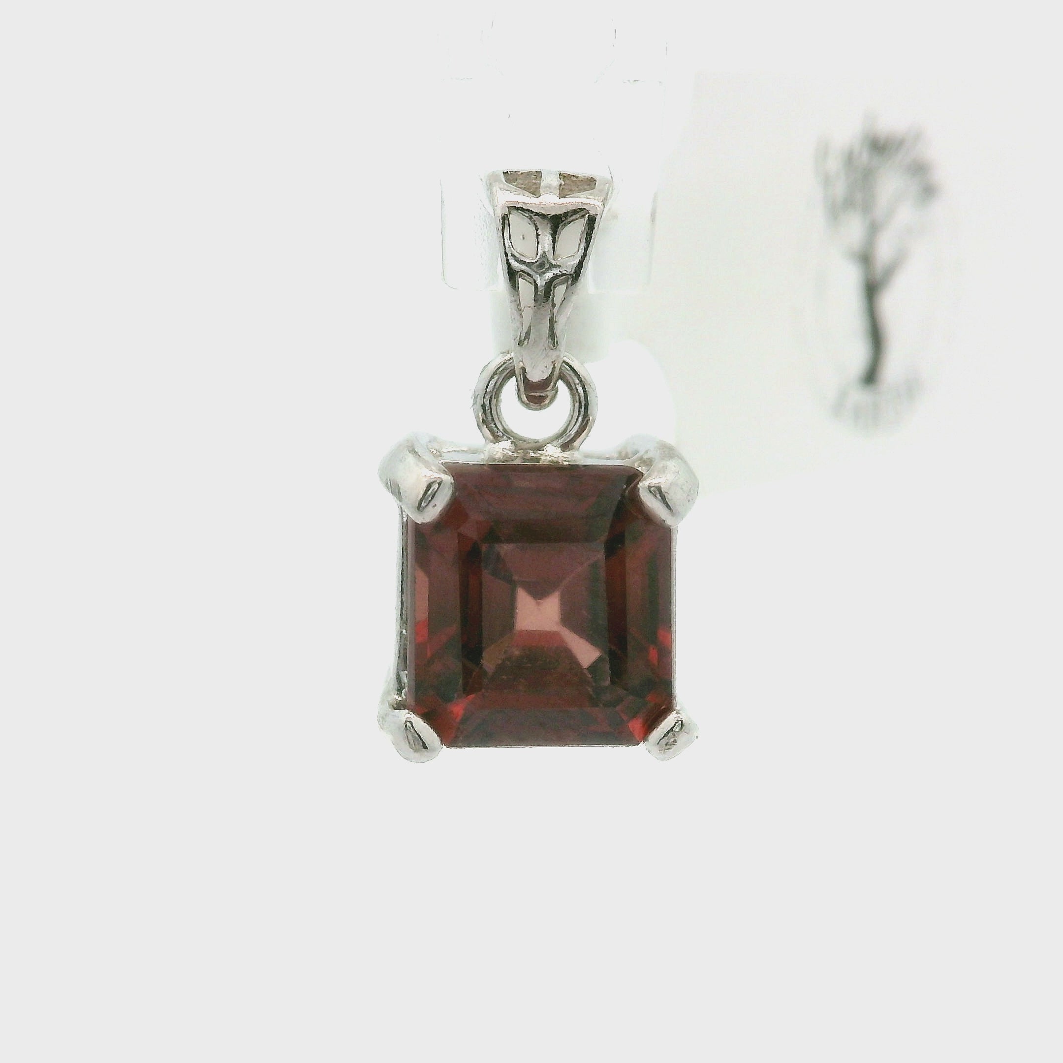 Rose Zircon Pendant .925 Silver for Transformation