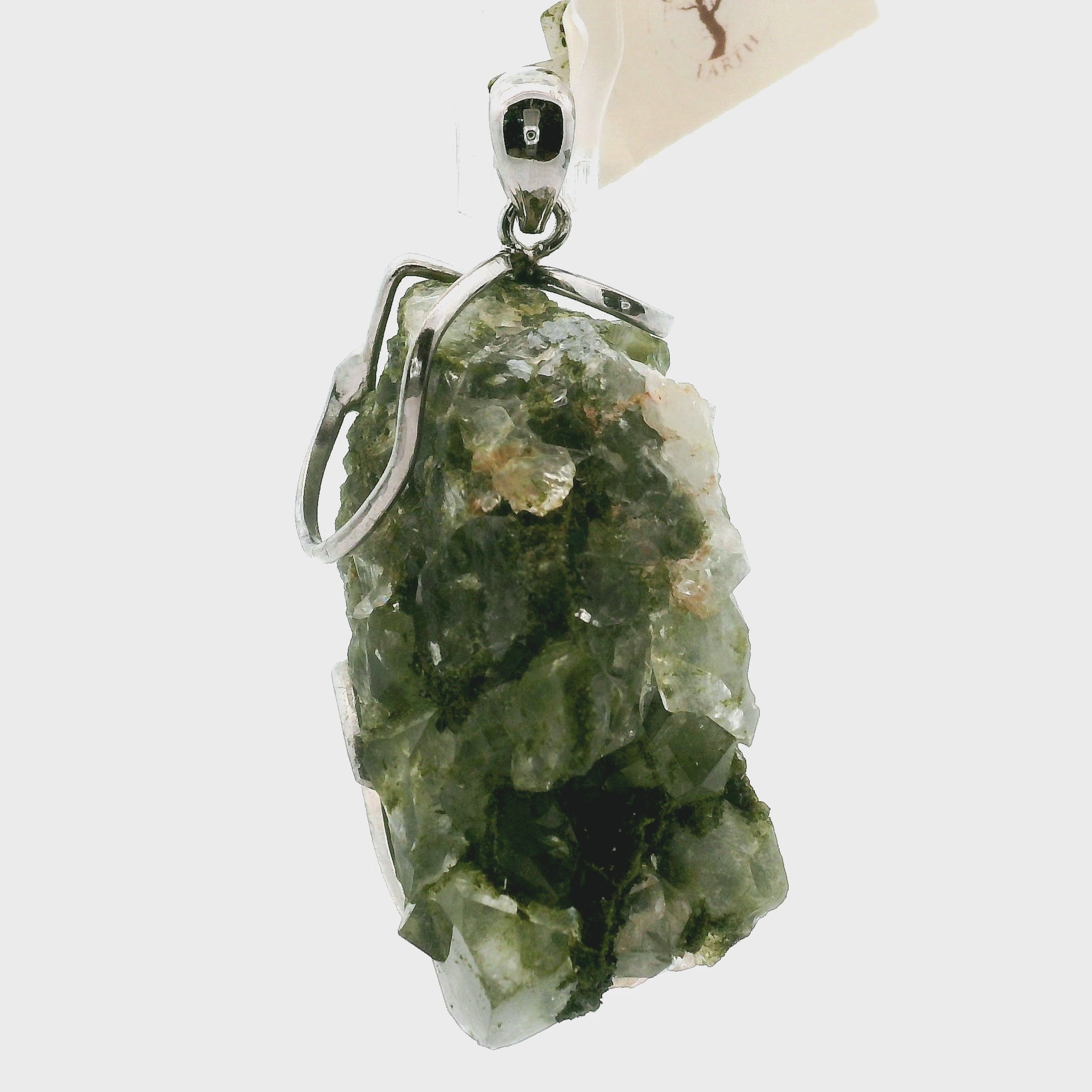Epidote Pendants .925 Silver for Abundance, New Relationships and a Positive Outlook