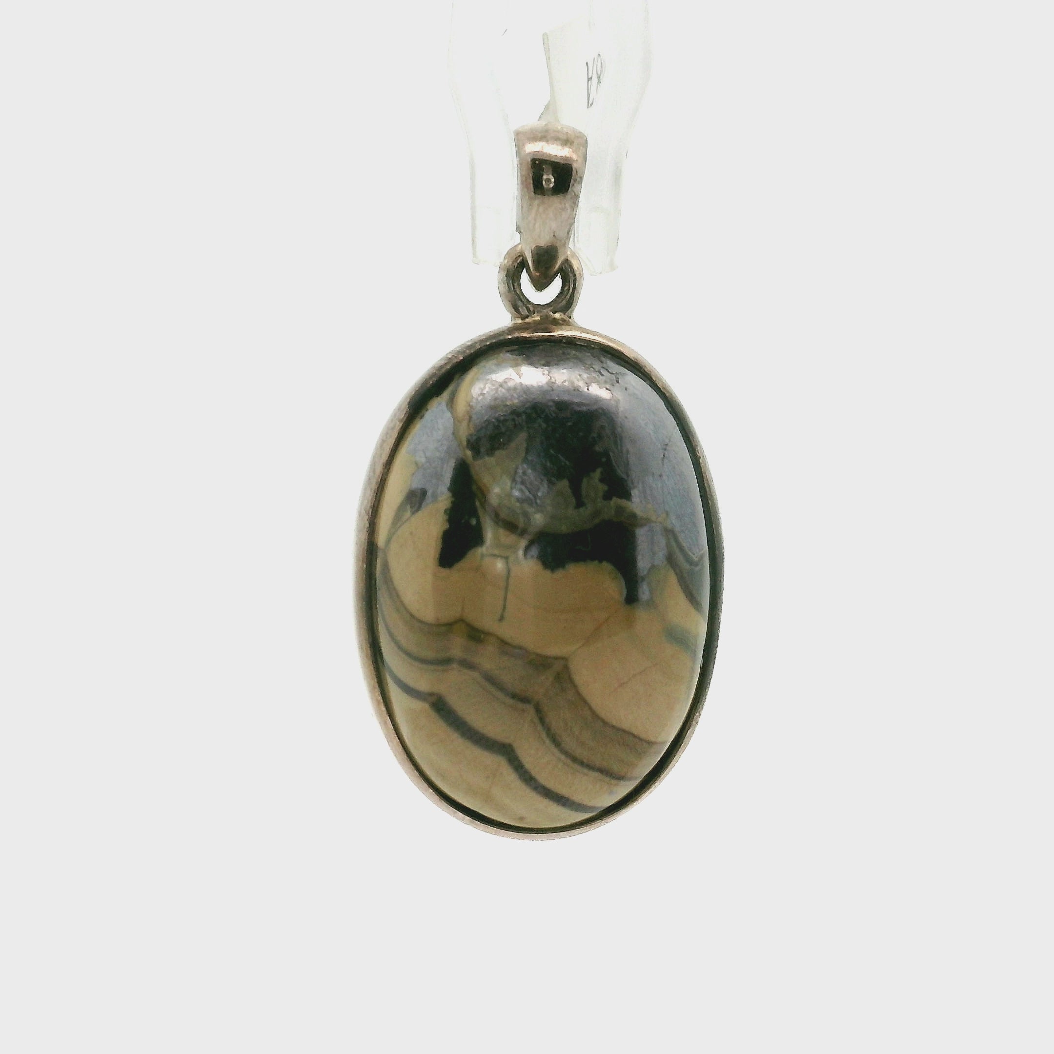 Schalenblende Pendant .925 Silver for Transformation, Grounding and Protection