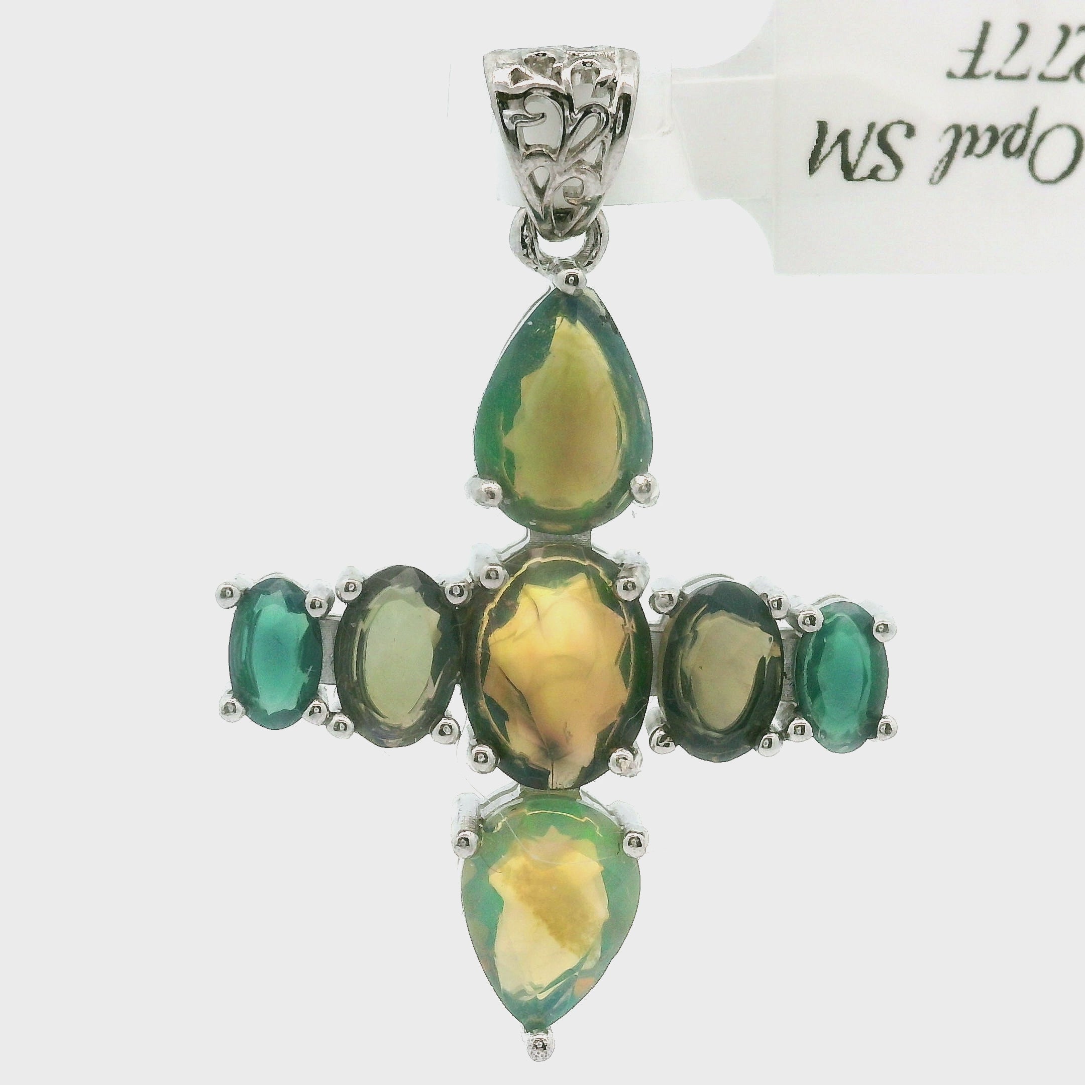 Cross Pendant .925 Silver for Healing, Intention Setting and Manifesting your Desires
