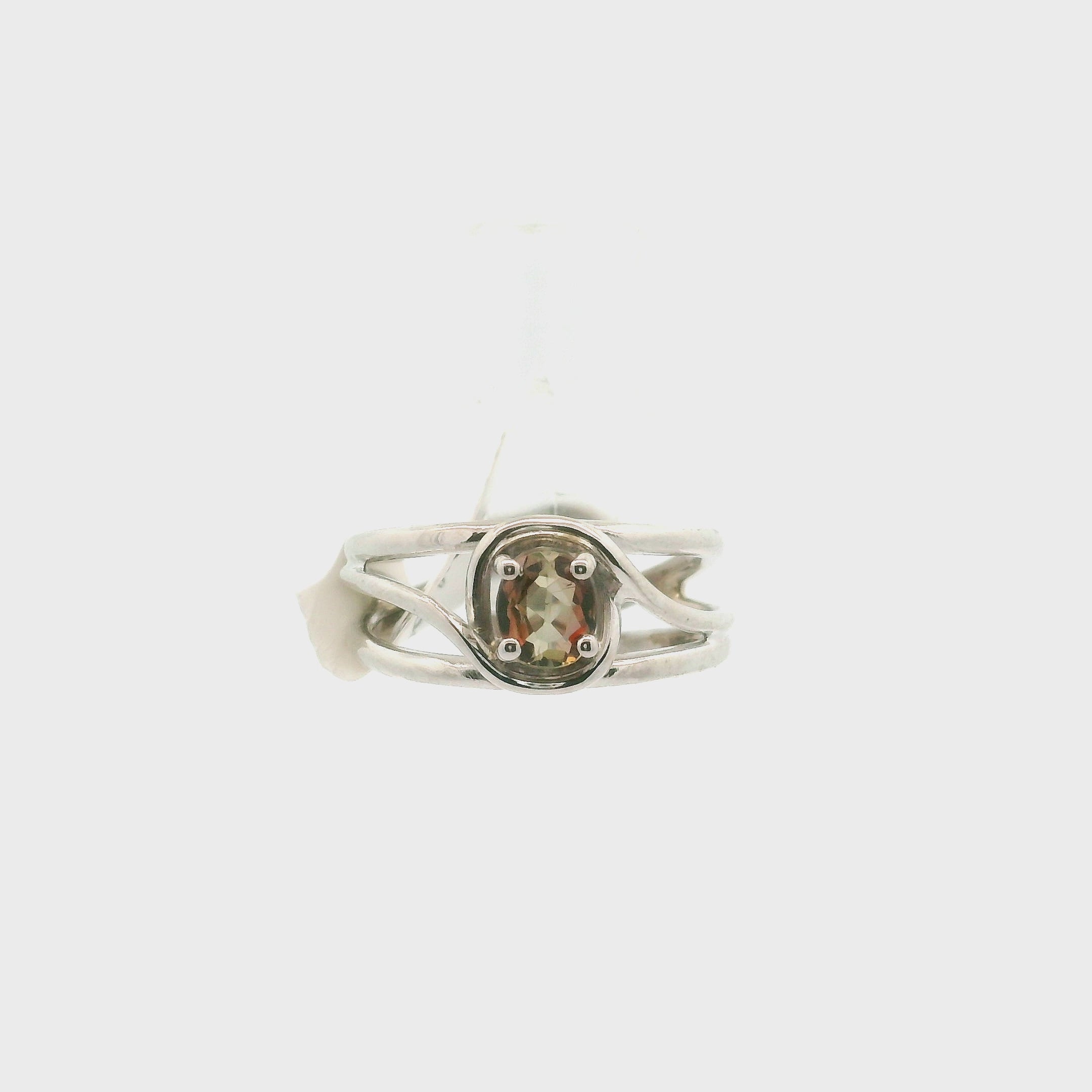 Andalusite Cuff Ring 925 Silver for Divine Connection, Harmony & Spiritual Awareness