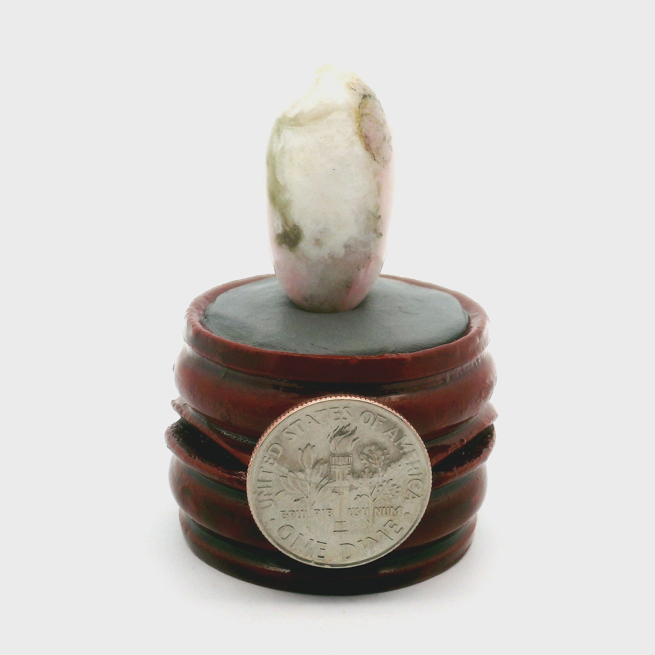 Tugtupite Lingam for Joy, Manifestation, Romance, Relationship Healing and Good Luck