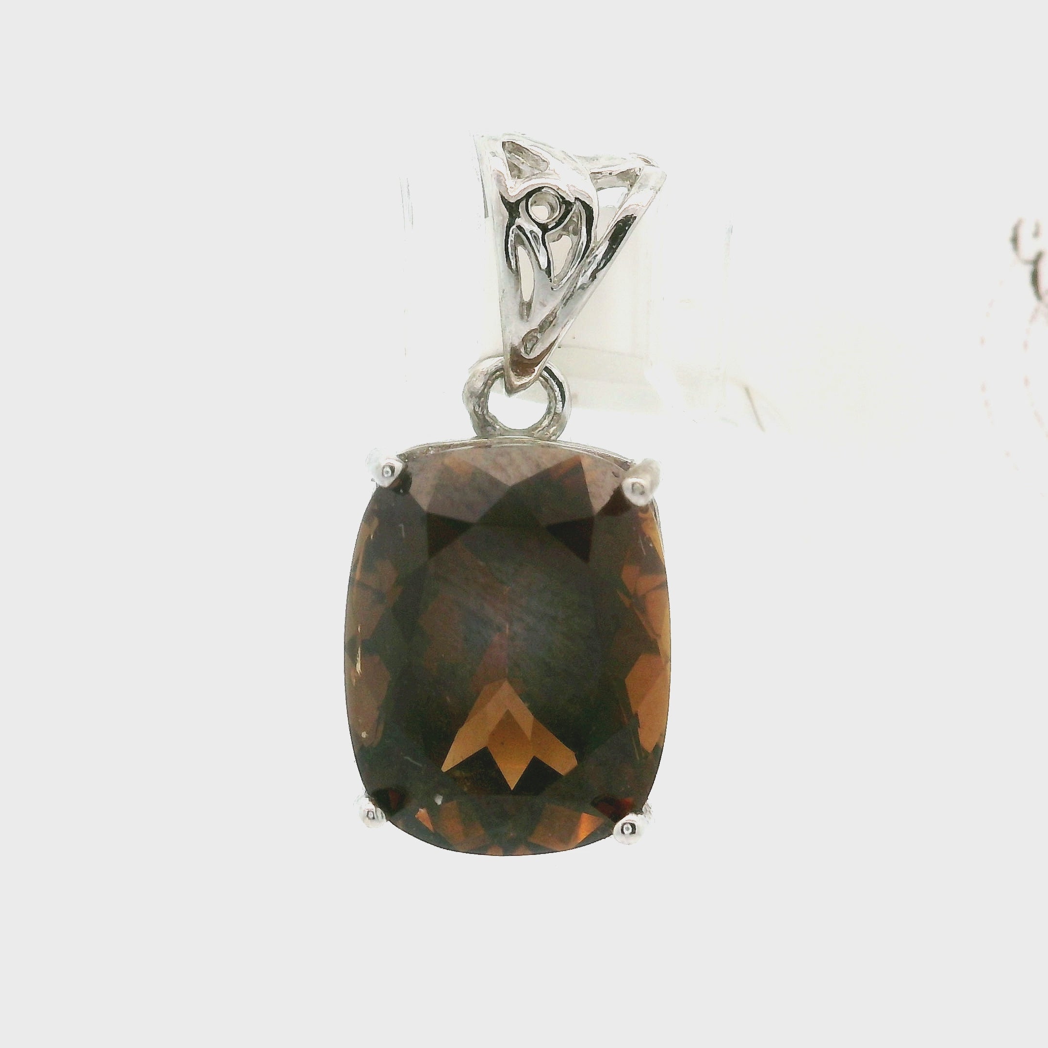 Enstatite Kenya Pendant .925 Silver for Grounding, Higher Awareness, Stamina & Protection