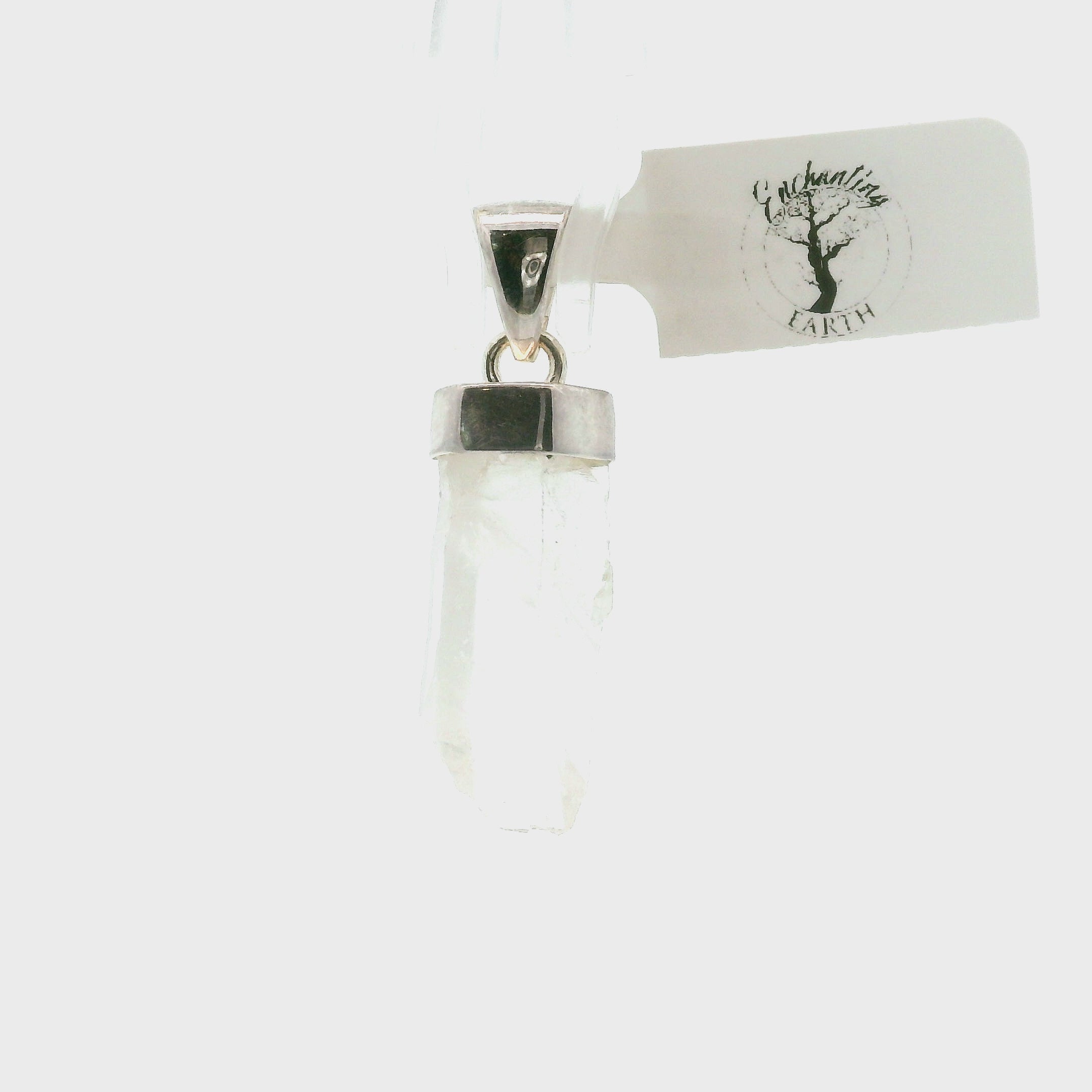 Lemurian Quartz Pendant .925 Silver for Healing, Intention Setting and Manifesting your Desires