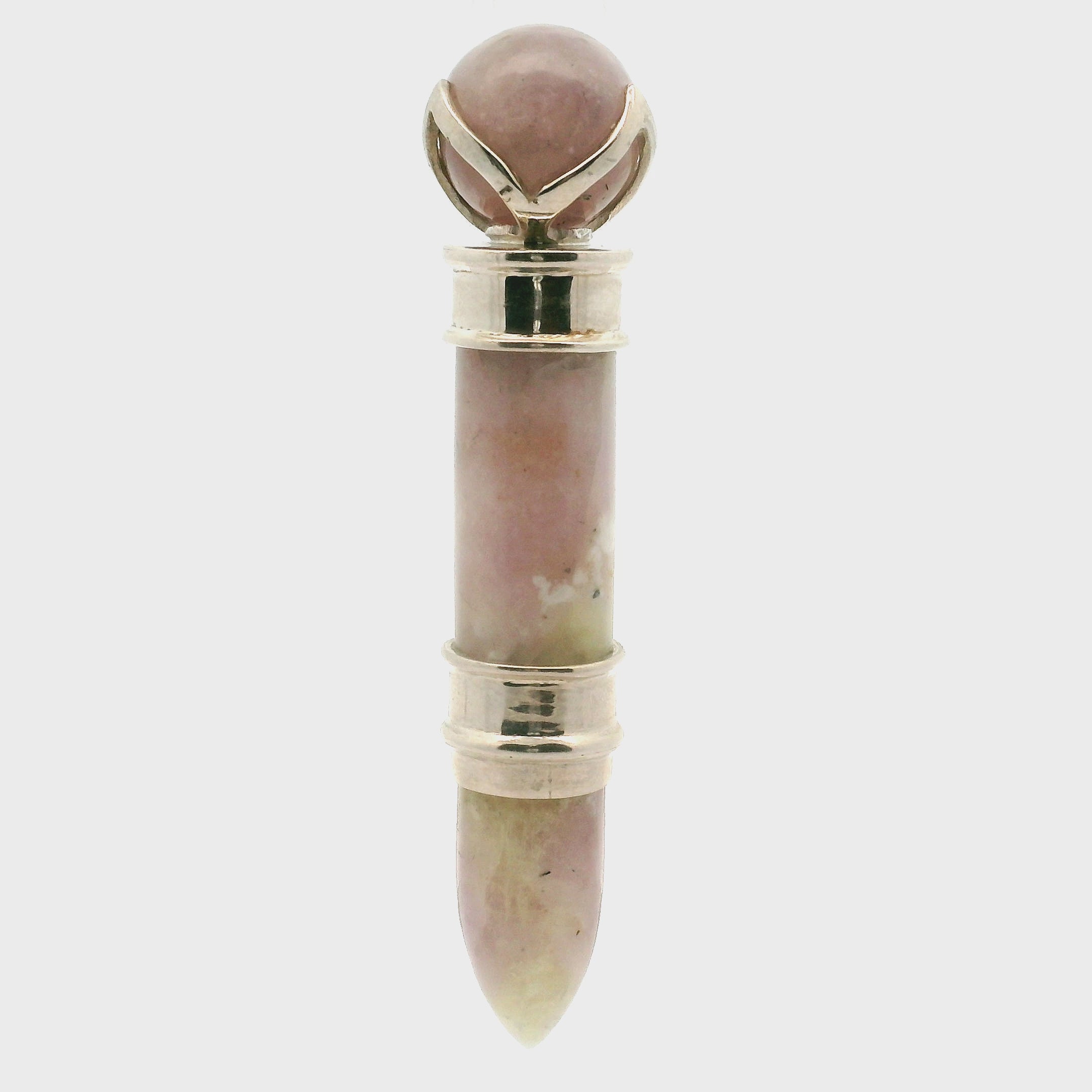 Greenland Hackmanite Wandlet .925 Silver for Enhanced Meditation and Spiritual Awakening