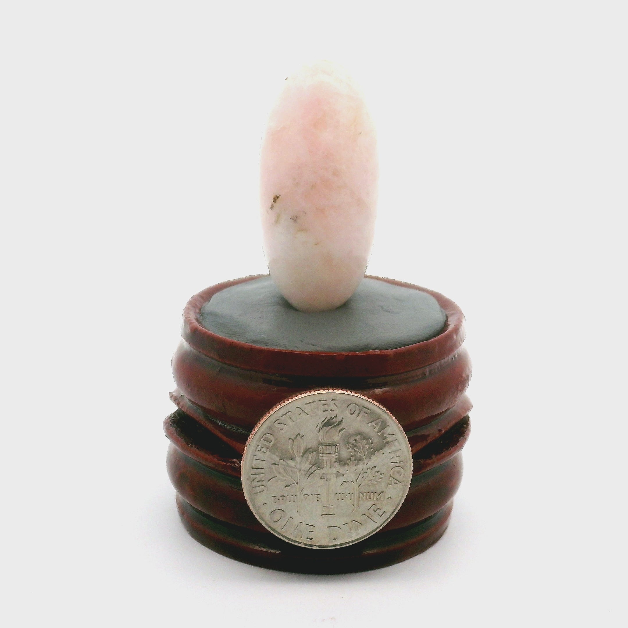 Tugtupite Lingam for Joy, Manifestation, Romance, Relationship Healing and Good Luck