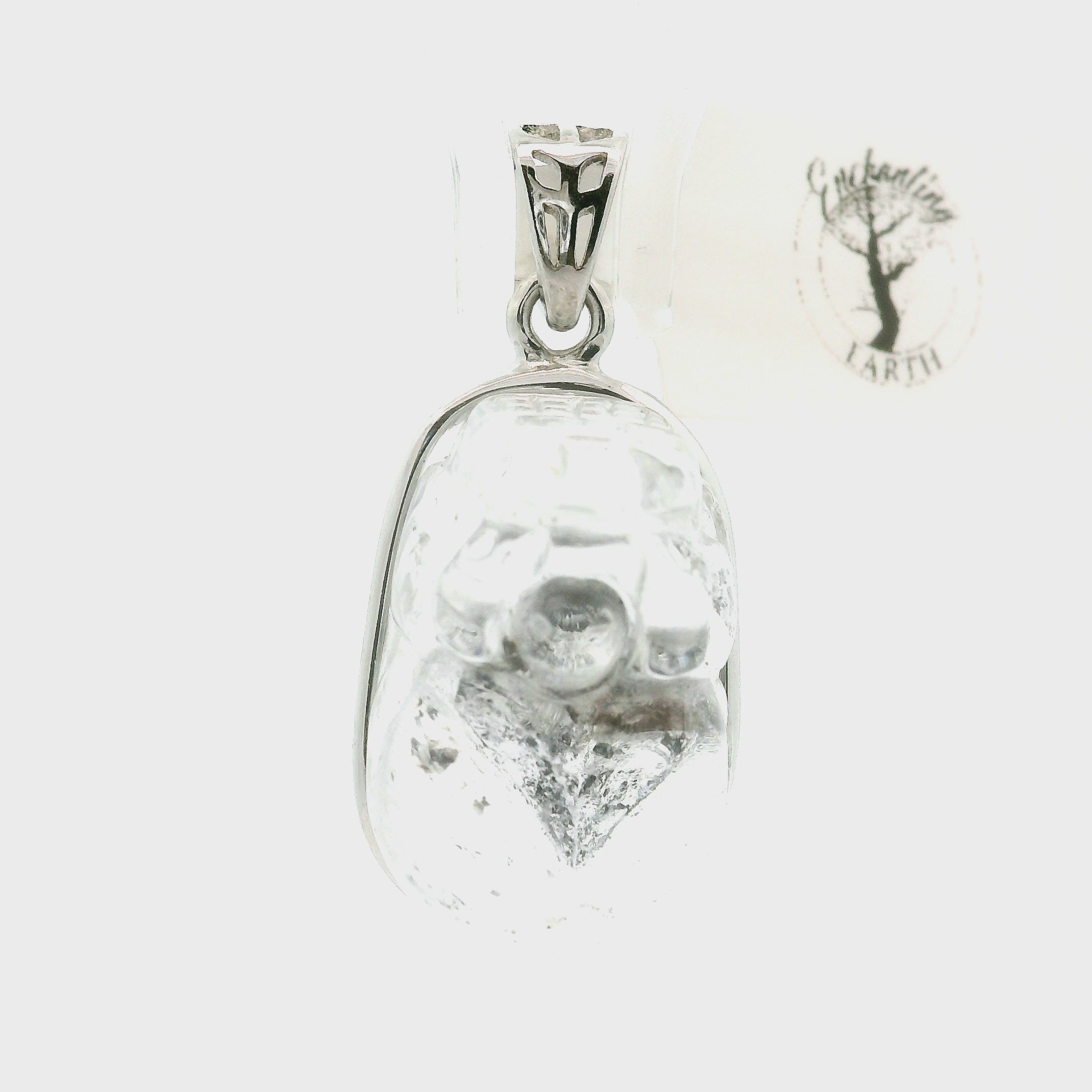 Pakimer Quartz Pixiu Pendant .925 Silver for Ascension, Connection with Guides and Meditation
