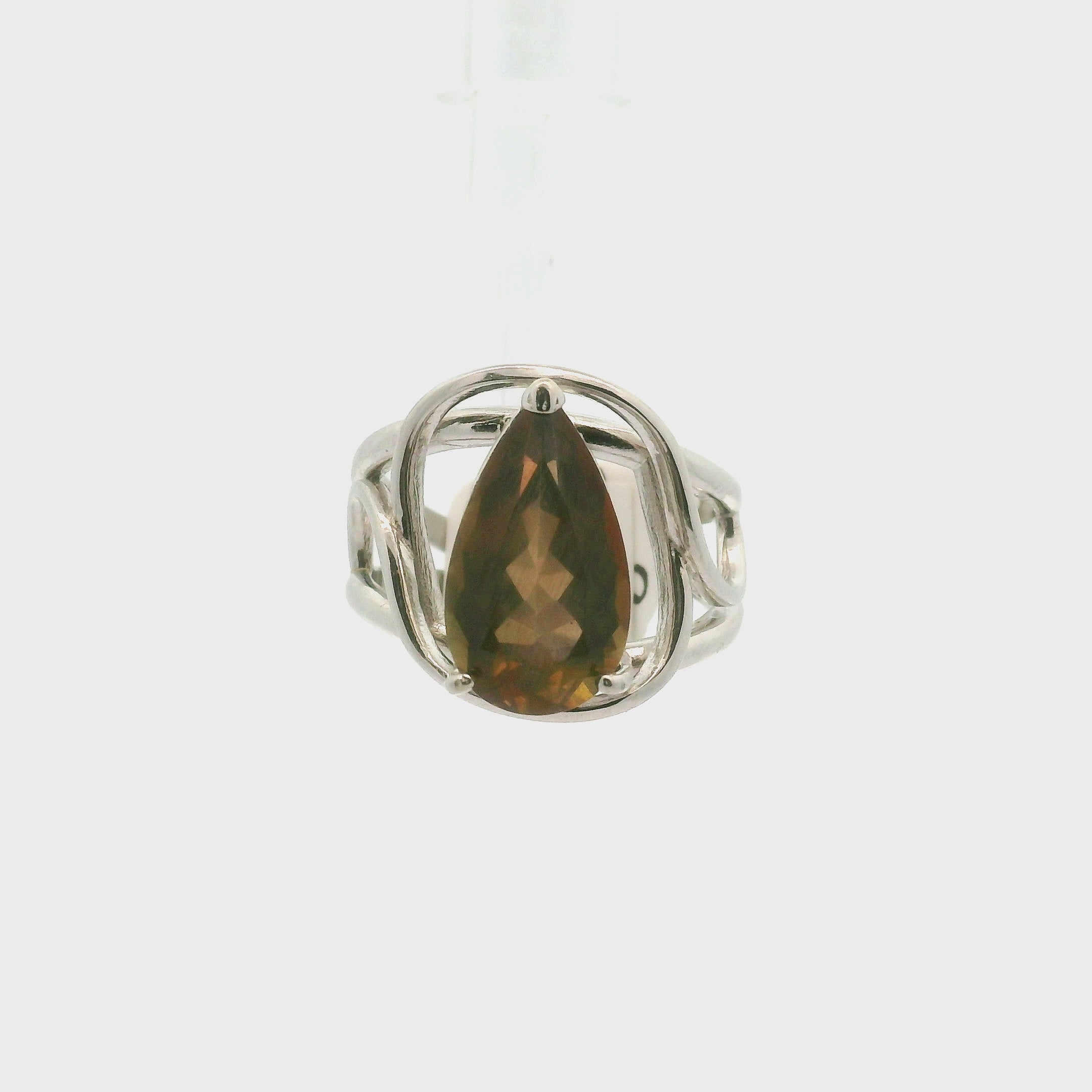 Andalusite Cuff Ring 925 Silver for Divine Connection, Harmony & Spiritual Awareness