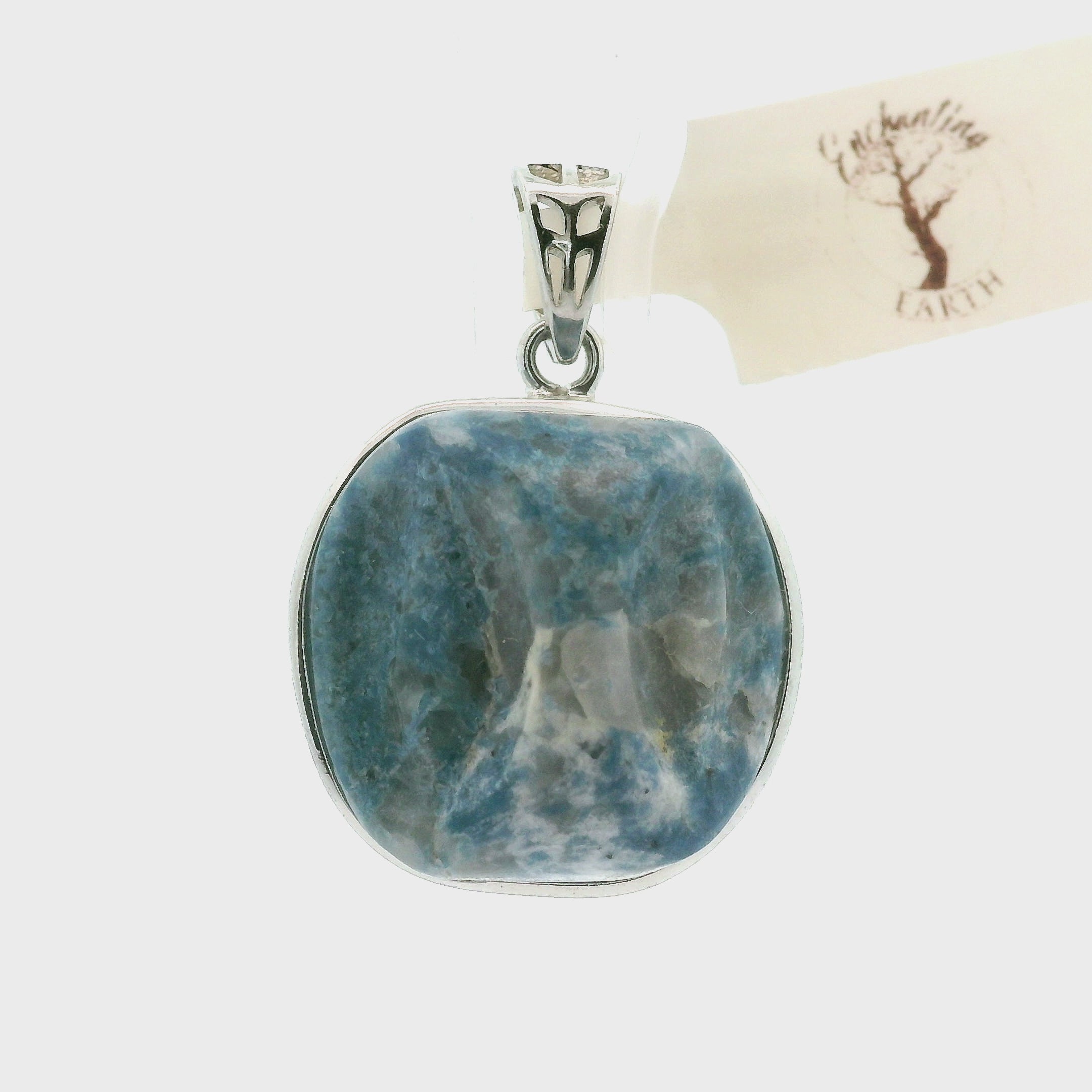Enchanted Euphoralite Star Being Pendant .925 Silver for Connection with Higher Realms, Intuition, Good Luck and Creation of your Dream Life
