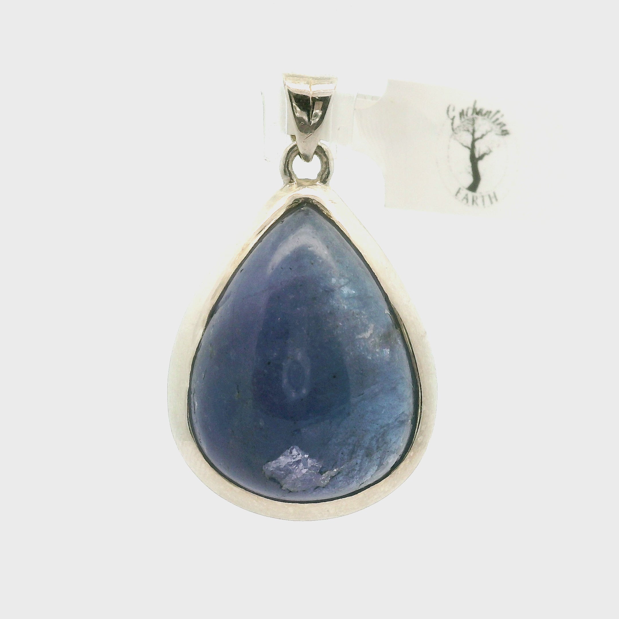 Tanzanite Pendant .925 Silver for Elevating your Consciousness