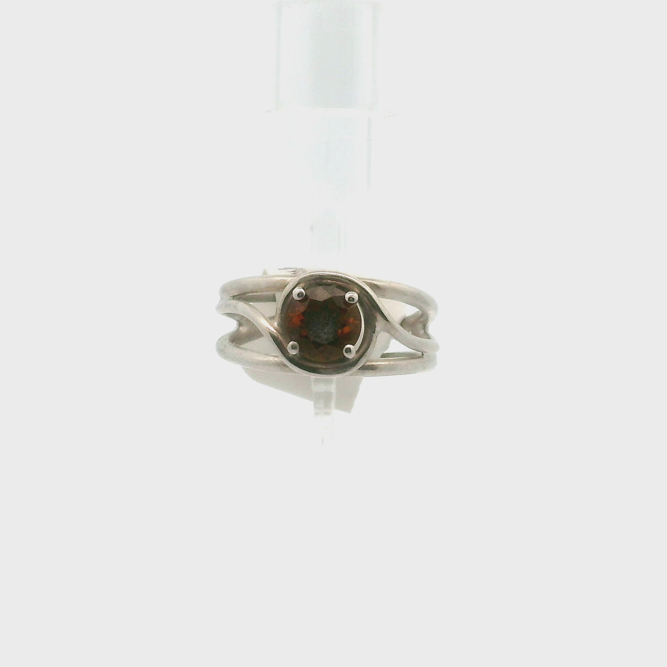 Tanzania Tourmaline Midi Cuff Ring .925 Silver for Positive Energy