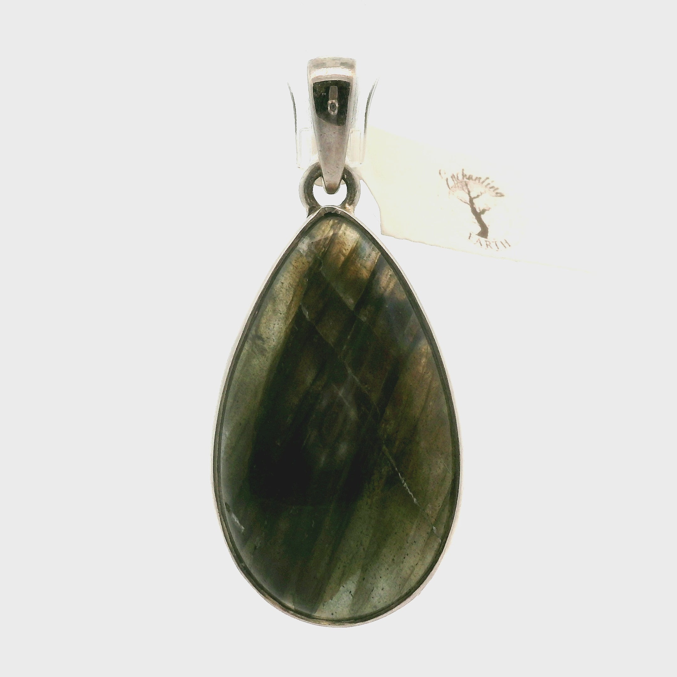 Spectrolite Pendant .925 Silver for Intuition, Magic and Transformation