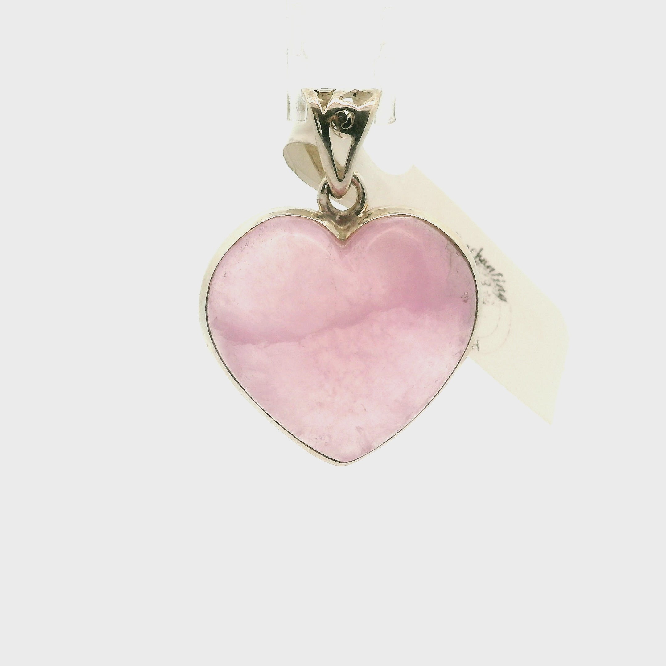 Pink Aragonite Pendants .925 Sterling Silver for Attracting Love, Harmonizing Relationships and Knowing your Worth