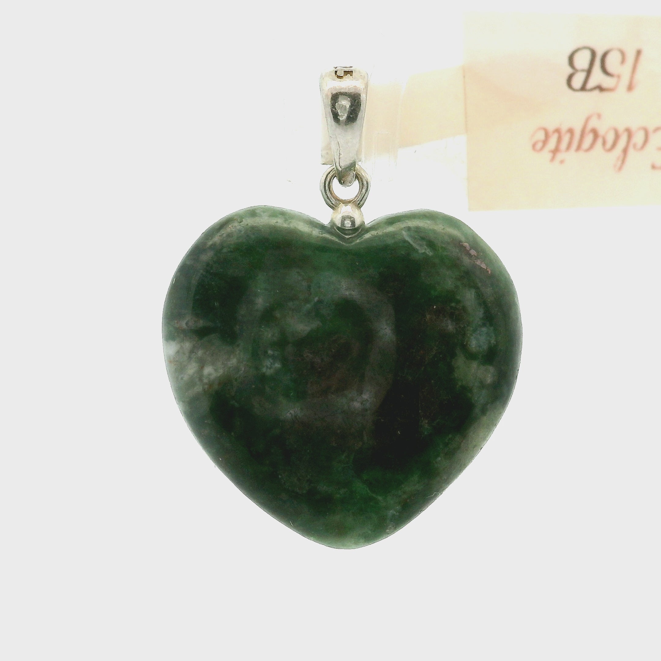 Eclogite Pendant .925 Silver for Resilience and Emotional Balance