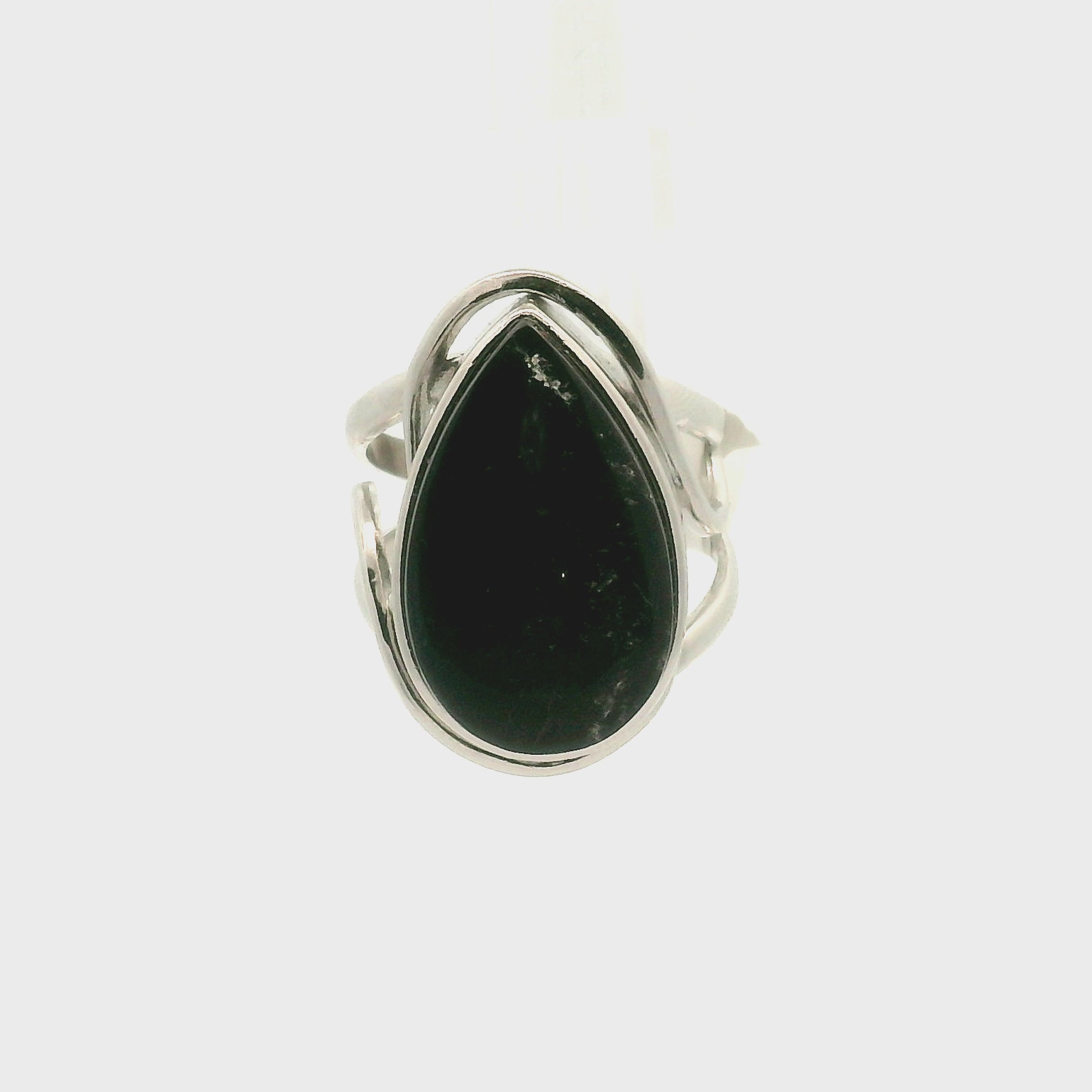 Purperite and Quartz Overlay Cuff Ring 925 Silver for Spiritual Growth and Purification