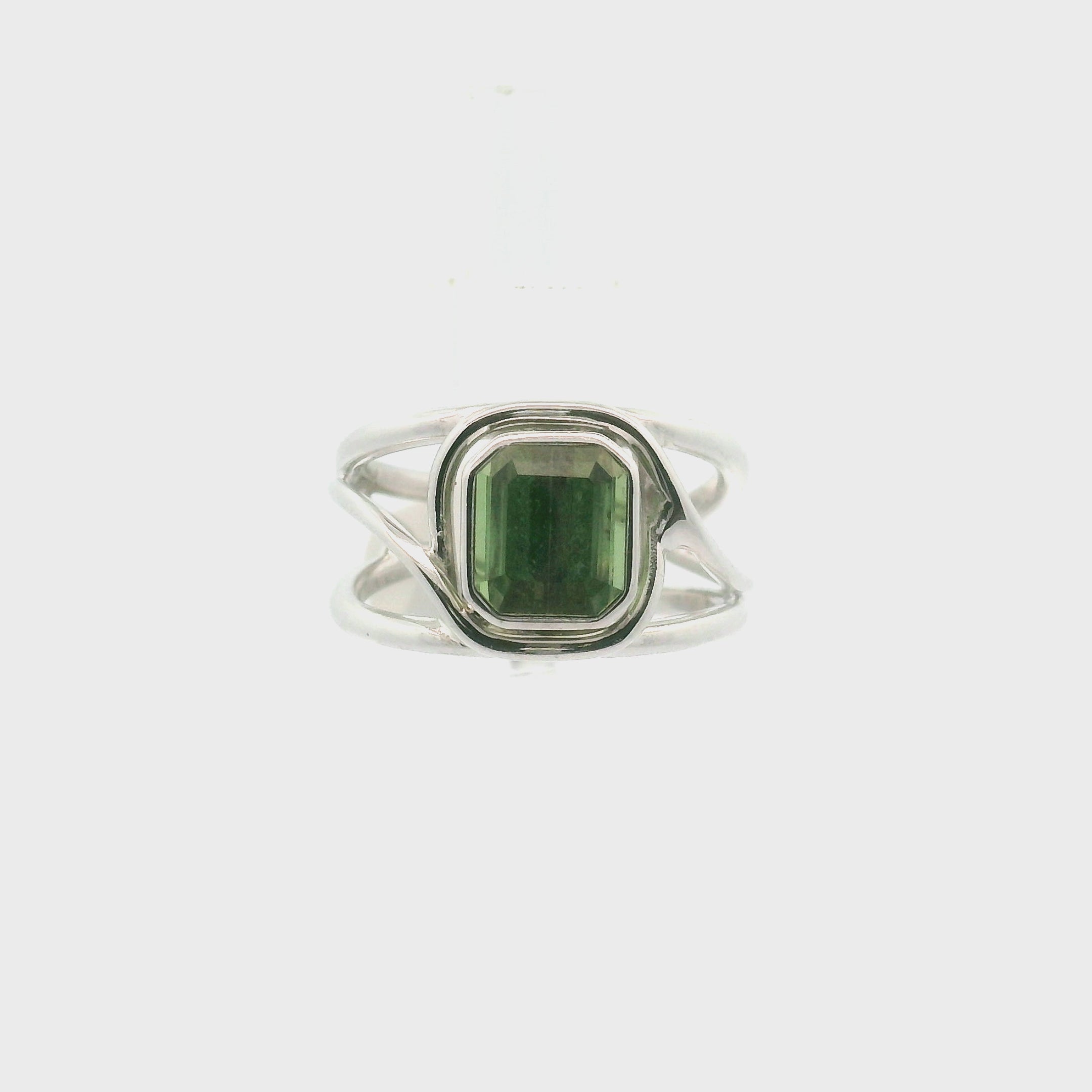 Malachite Bee Cuff Ring .925 Silver for Transformation, Strength and Protection