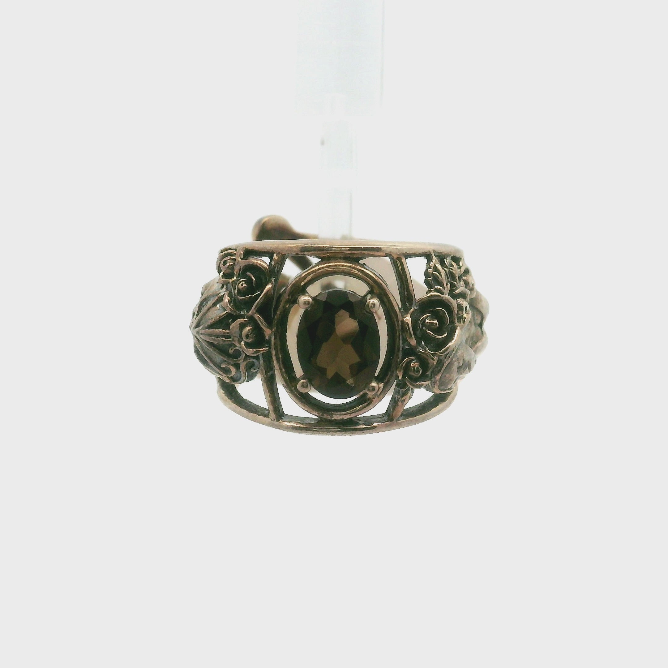 Día de los Muertos Adjustable Cuff Ring .925 Silver for Remembrance of Ancestors and the Cycle of Life