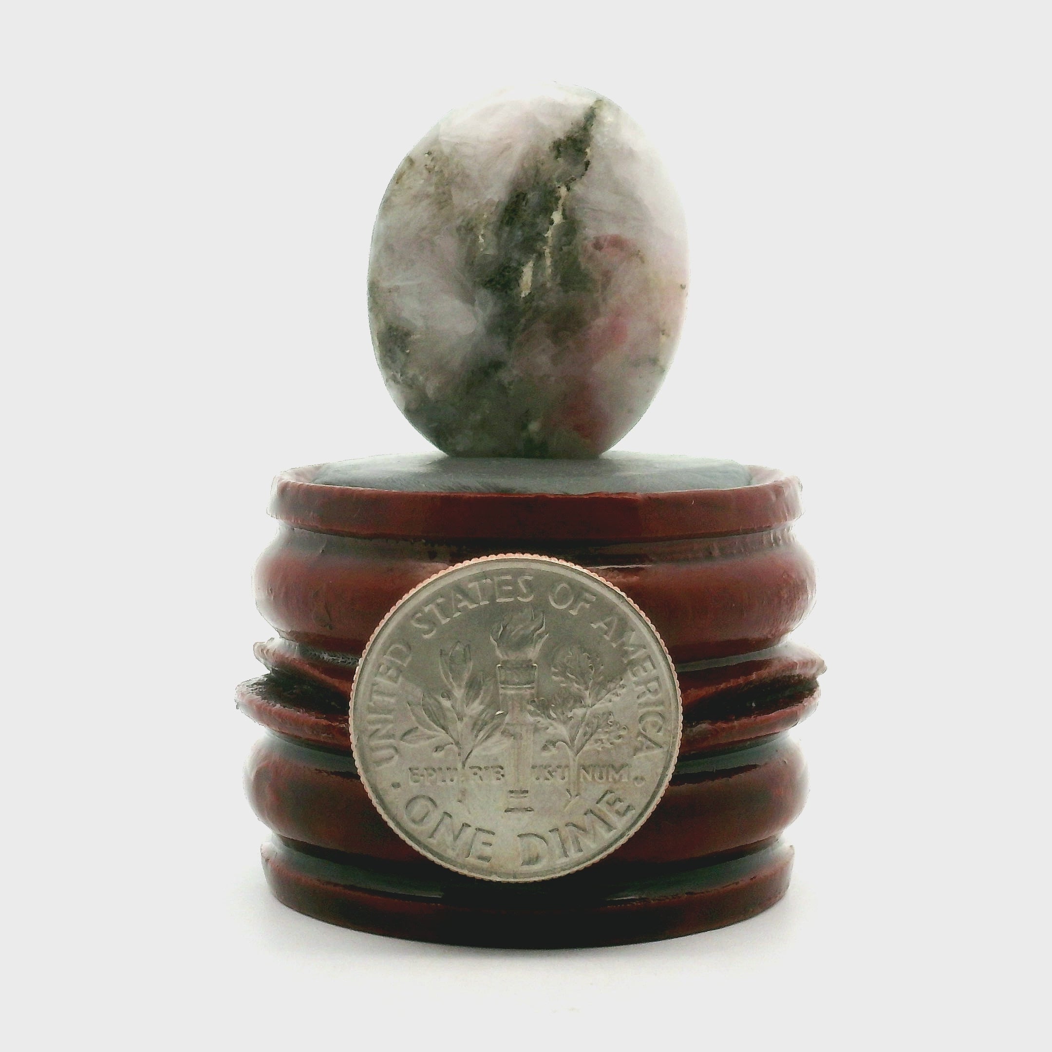 Tugtupite Palm Stone for Joy, Manifestation, Romance, Relationship Healing and Good Luck