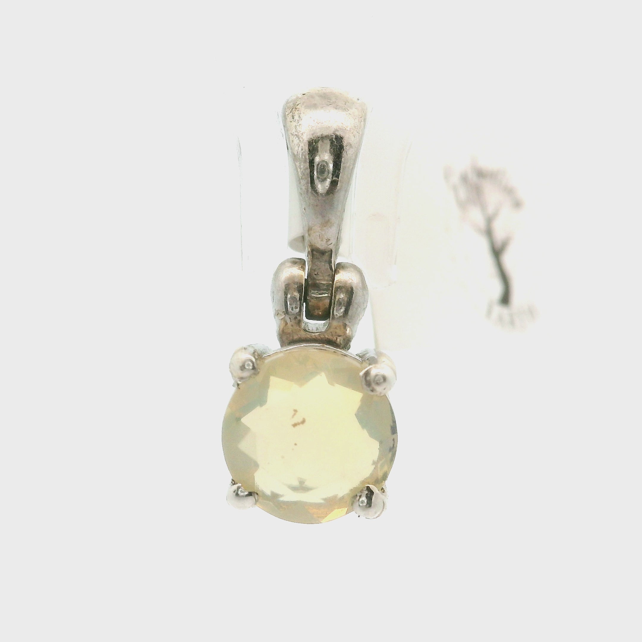 Ethiopian Opal Pendant .925 Silver for Transformation and Aura Balancing