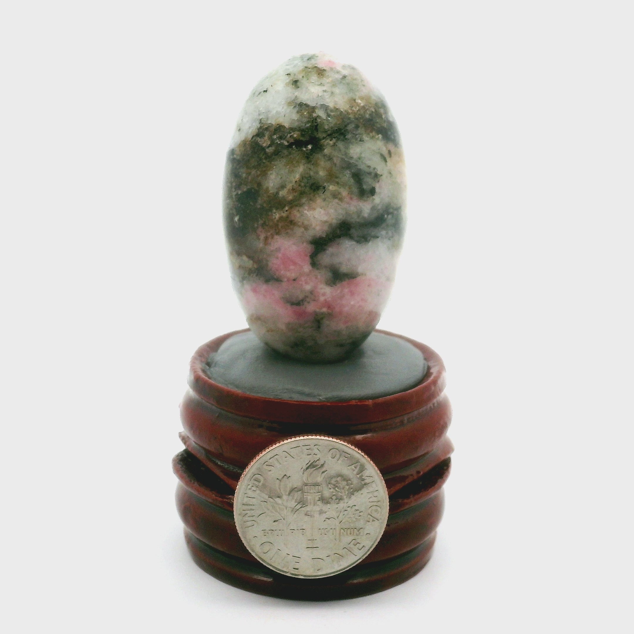 Tugtupite Lingam for Joy, Manifestation, Romance, Relationship Healing and Good Luck