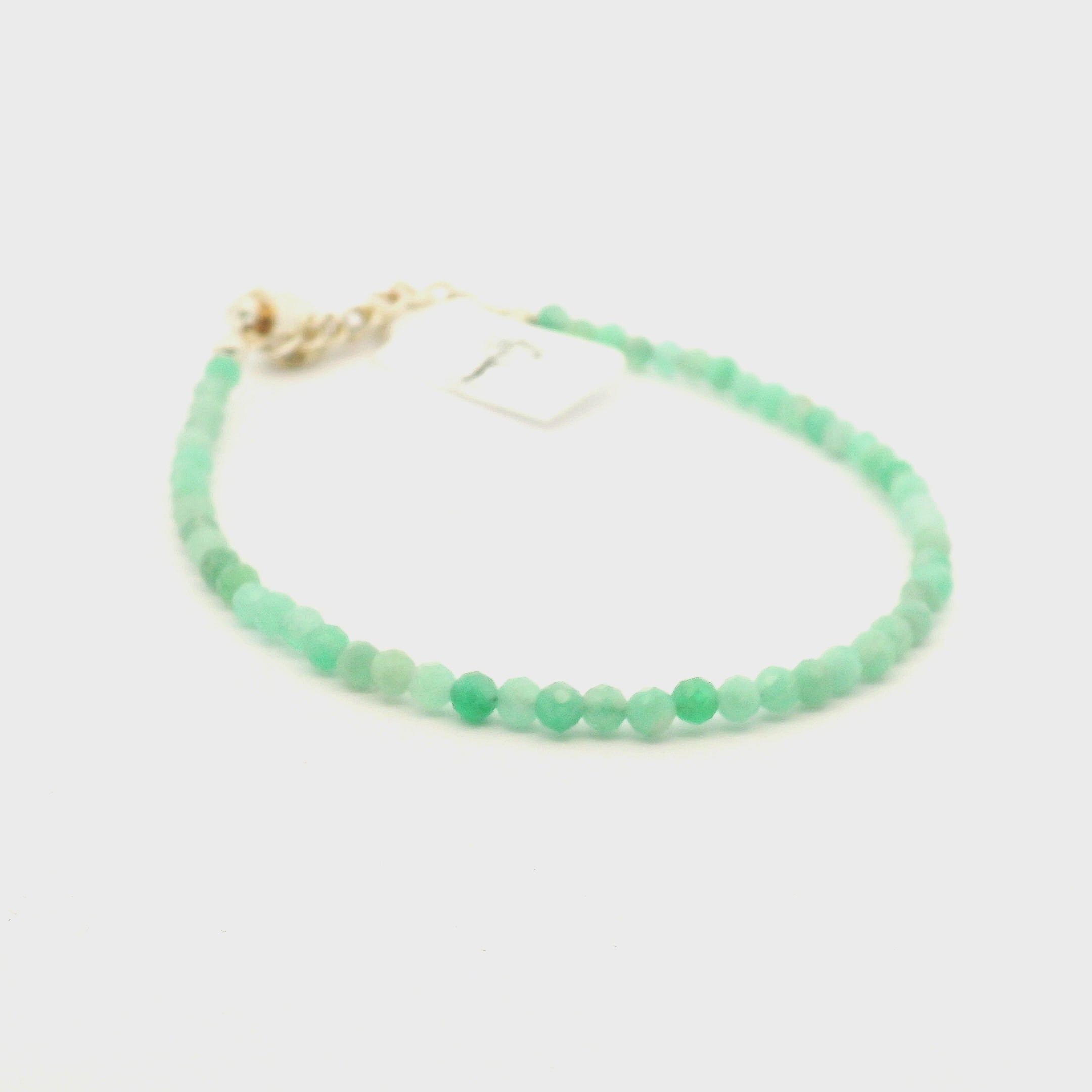 Emerald Faceted Bracelets 925 Silver for Financial Abundance and Security