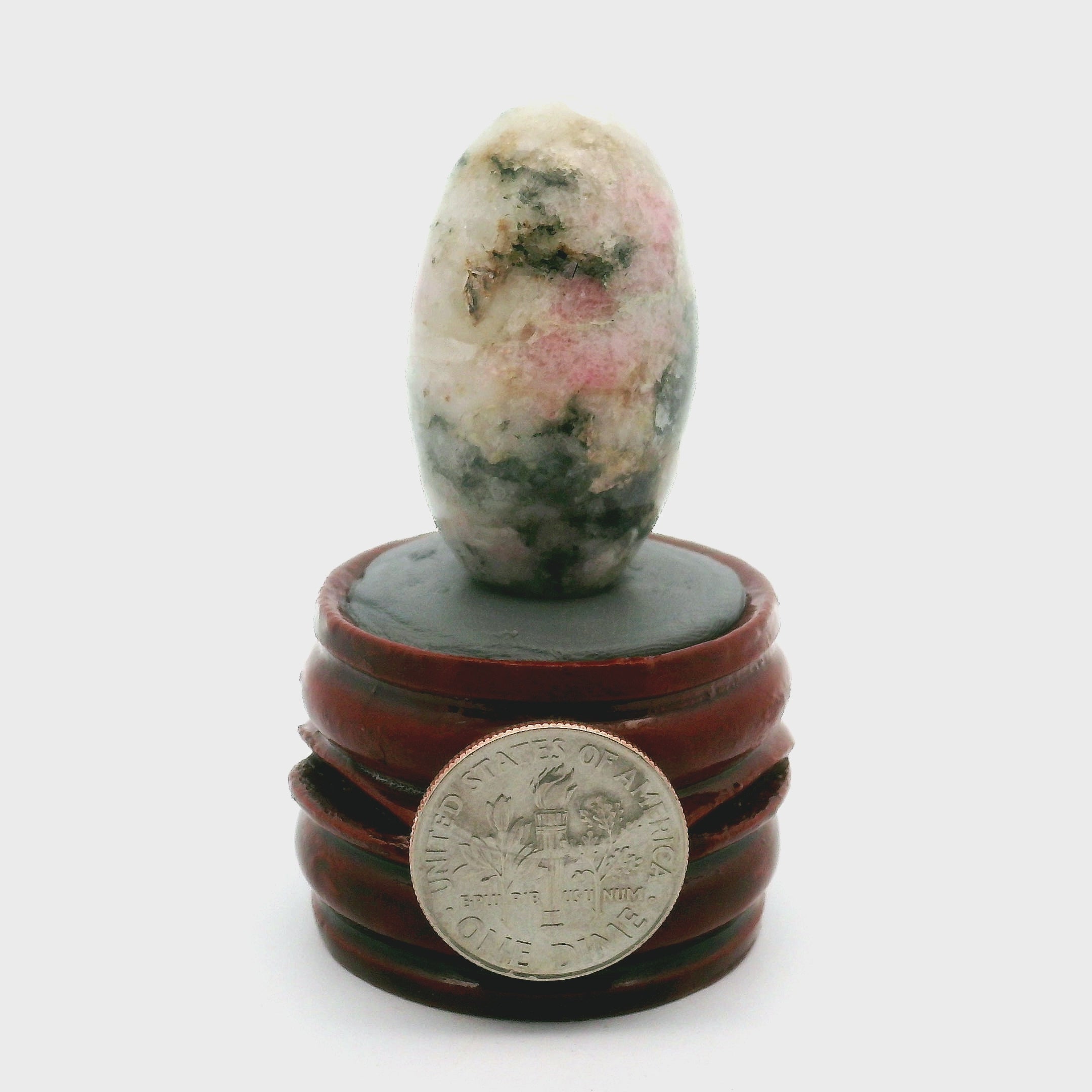 Tugtupite Lingam for Joy, Manifestation, Romance, Relationship Healing and Good Luck