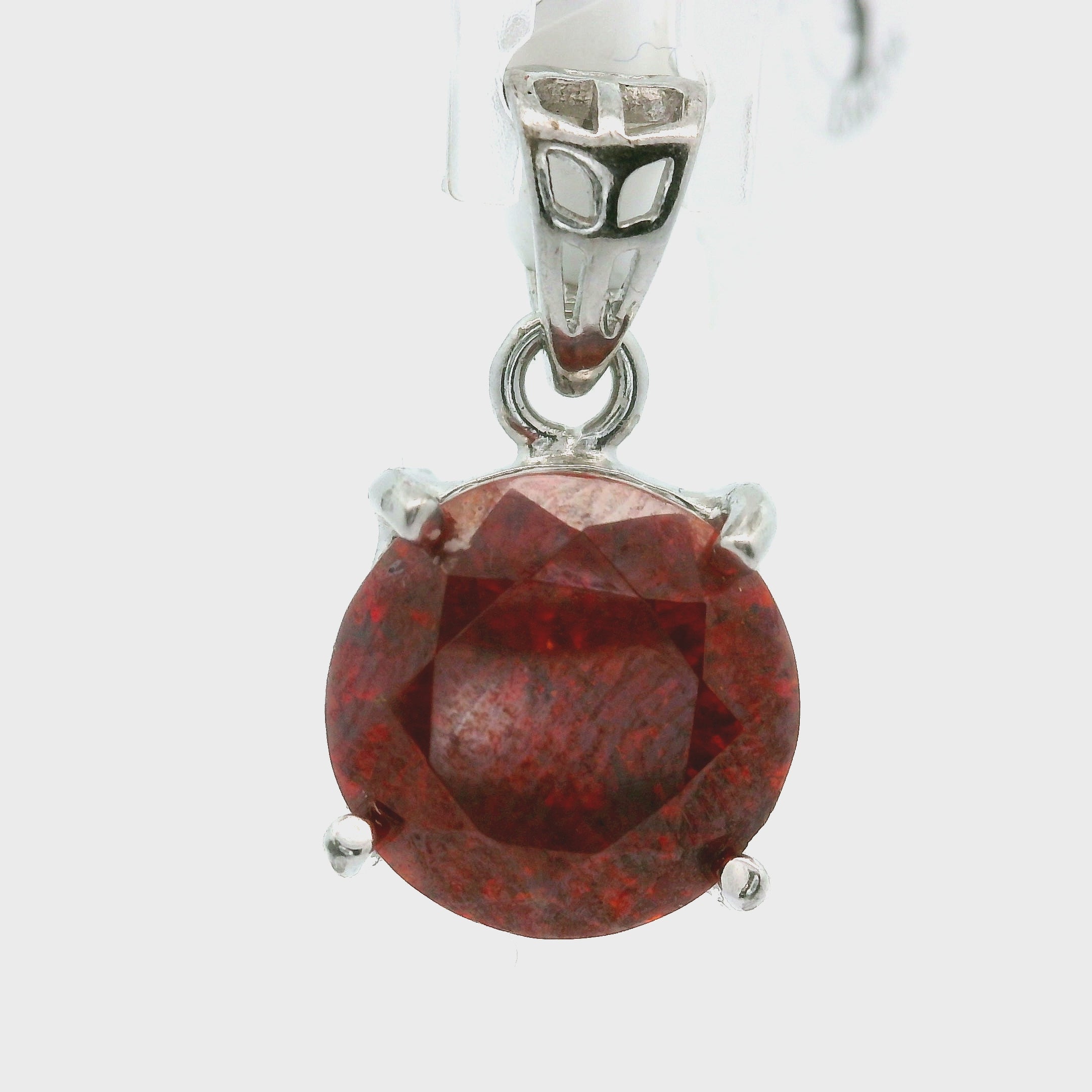 Sphalerite Pendant .925 Silver for Transformation, Self-Reflection and Acceptance