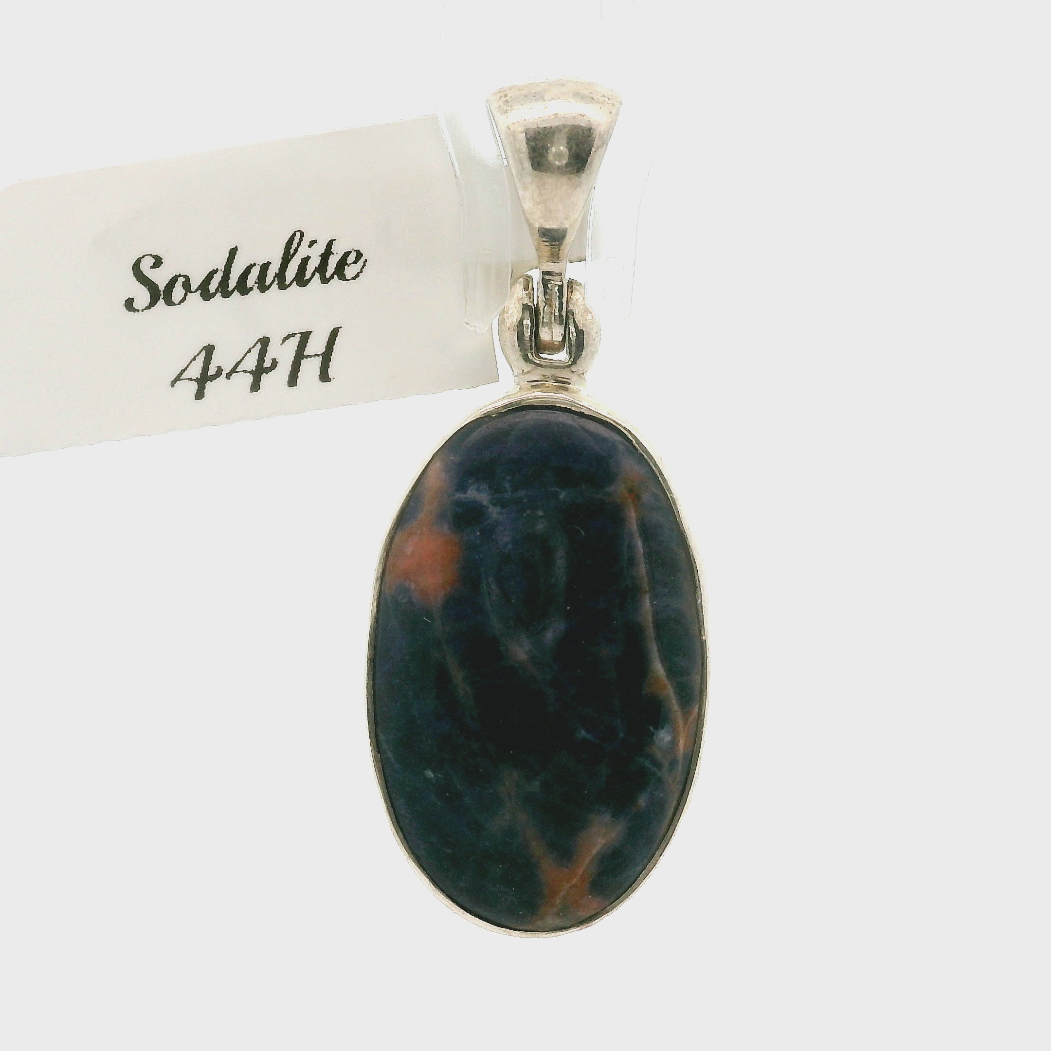Sodalite Pendant .925 Silver for Dream Recall and Relaxation