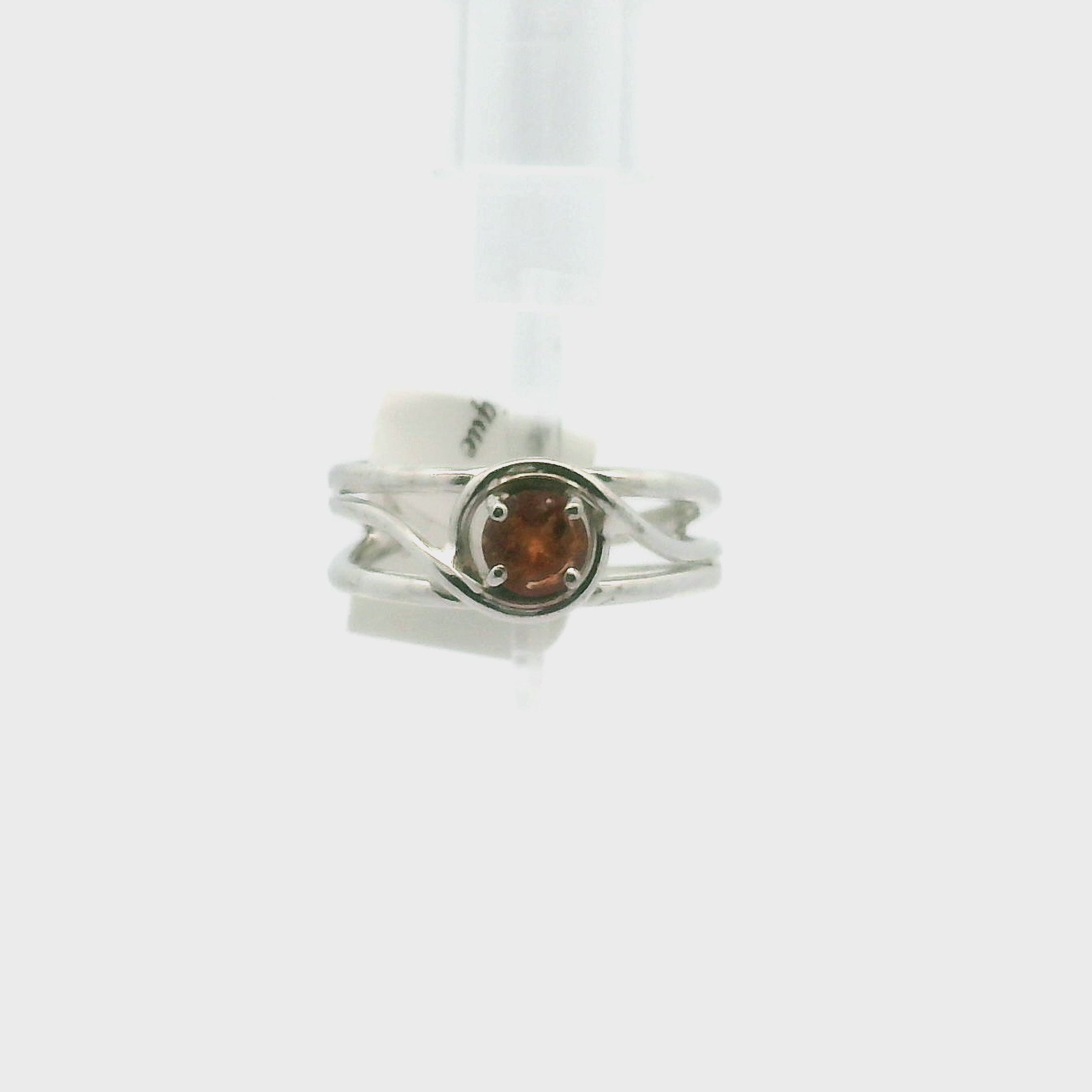 Mozambique Sapphire Midi Cuff Ring .925 Sterling Silver for Wealth and Empowerment
