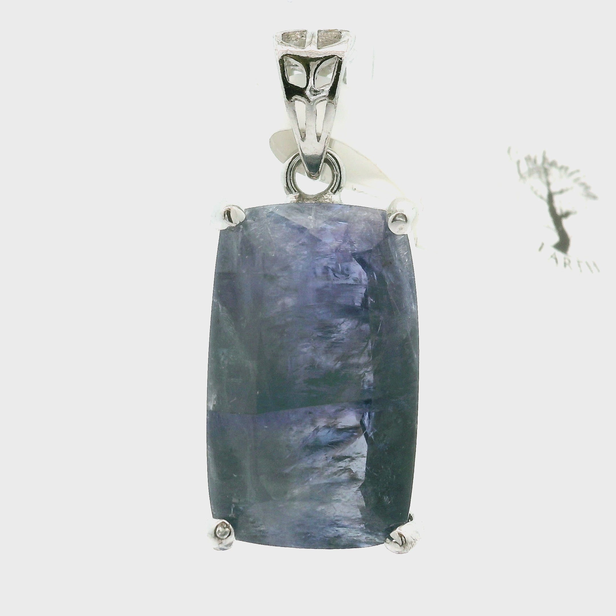 Tanzanite Pendant .925 Silver for Elevating your Consciousness