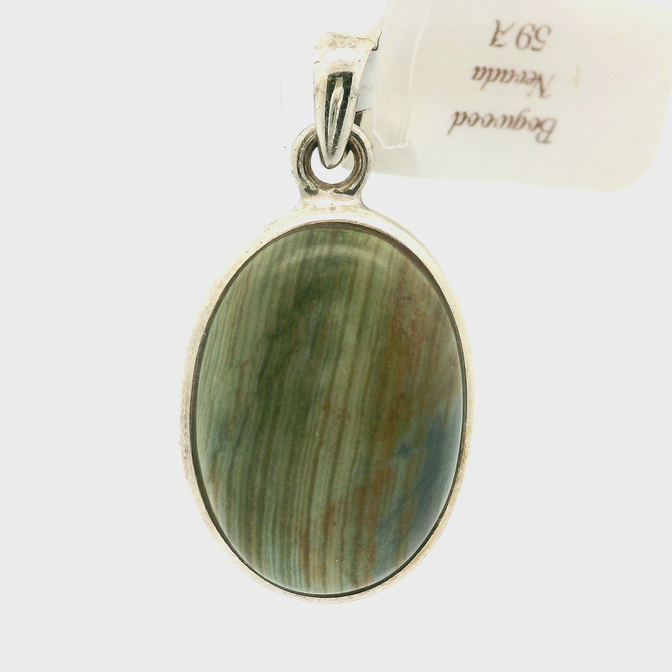 Bogwood Pendant .925 Silver for Grounding and Connecting with Ancient Earth