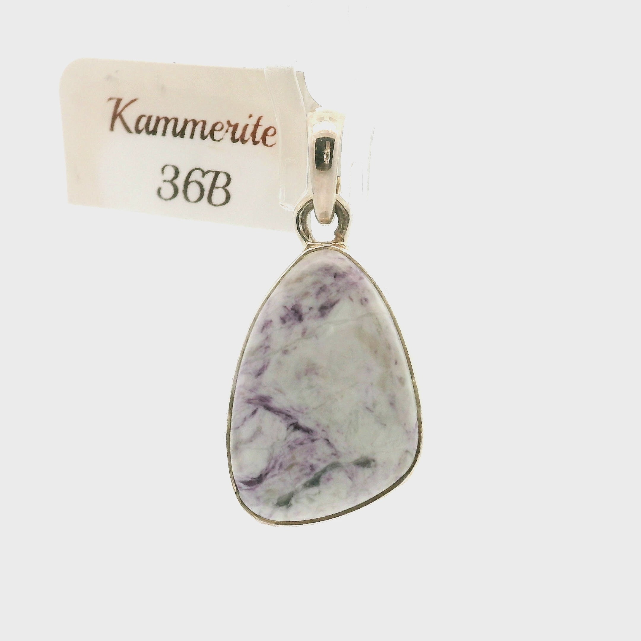 Kammererite Mini Pendant .925 Silver for Balance, Enlightenment, Harmony and Joy