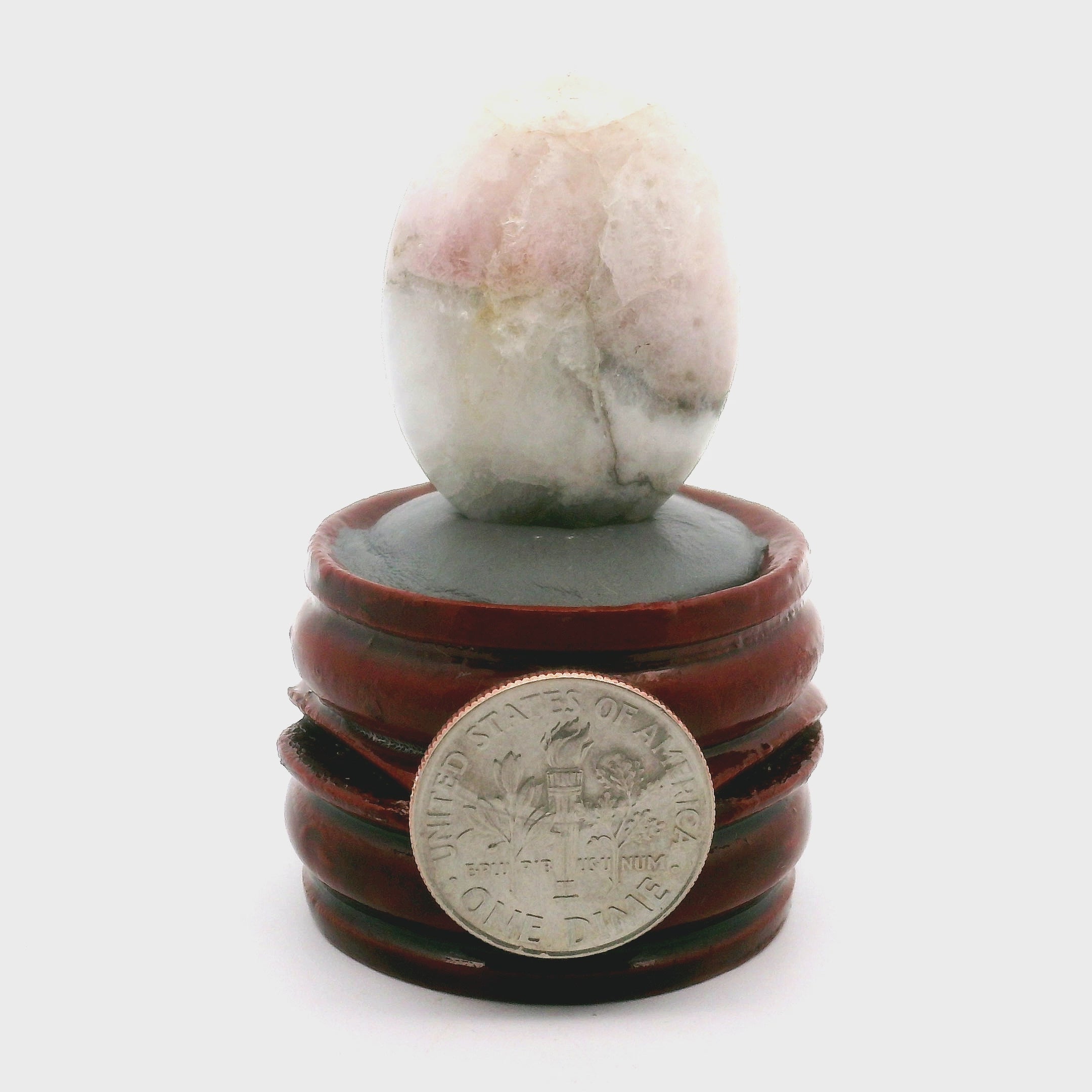 Tugtupite Palm Stone for Joy, Manifestation, Romance, Relationship Healing and Good Luck