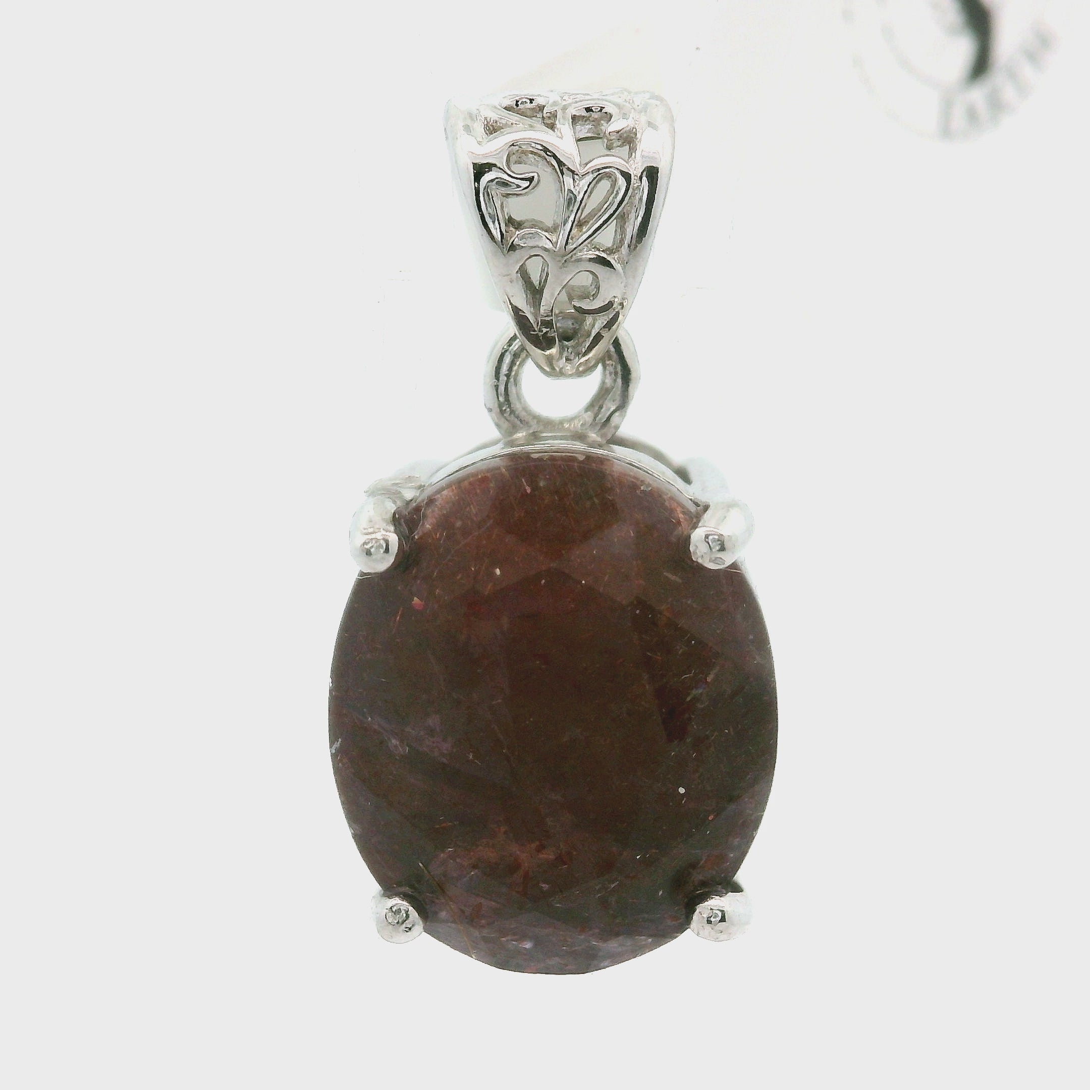 Iolite Pendant .925 Silver for Meditation and Positive Mindset