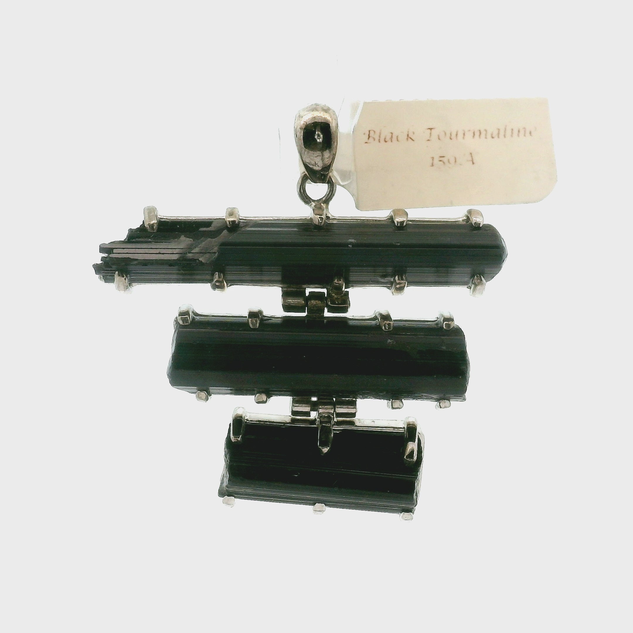 Black Tourmaline Multi-Stone Pendant for Protection and Energetic Purification