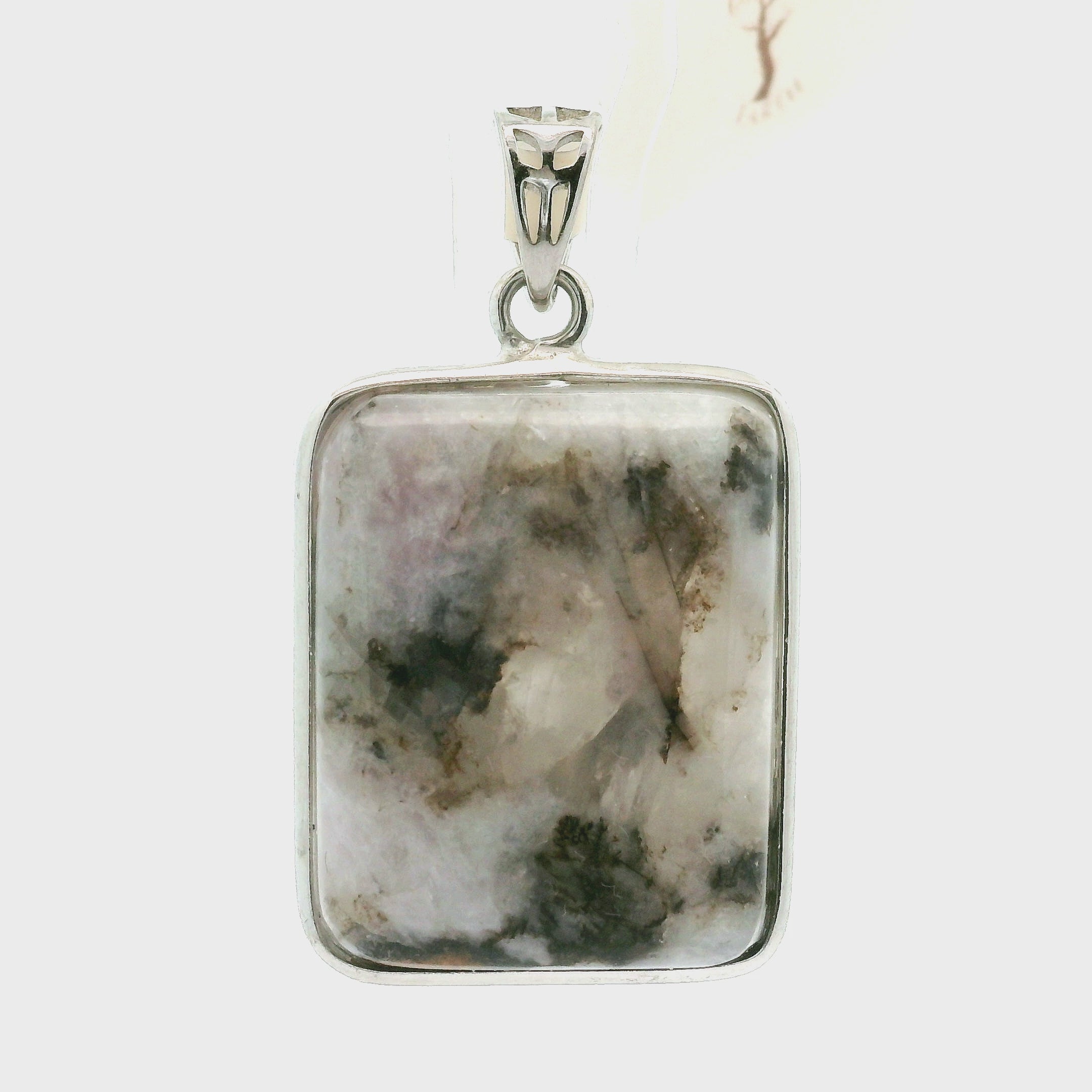 Electric Euphoralite Pendant 925 Silver for Protection, Love, Stress Relief and Mental Clarity