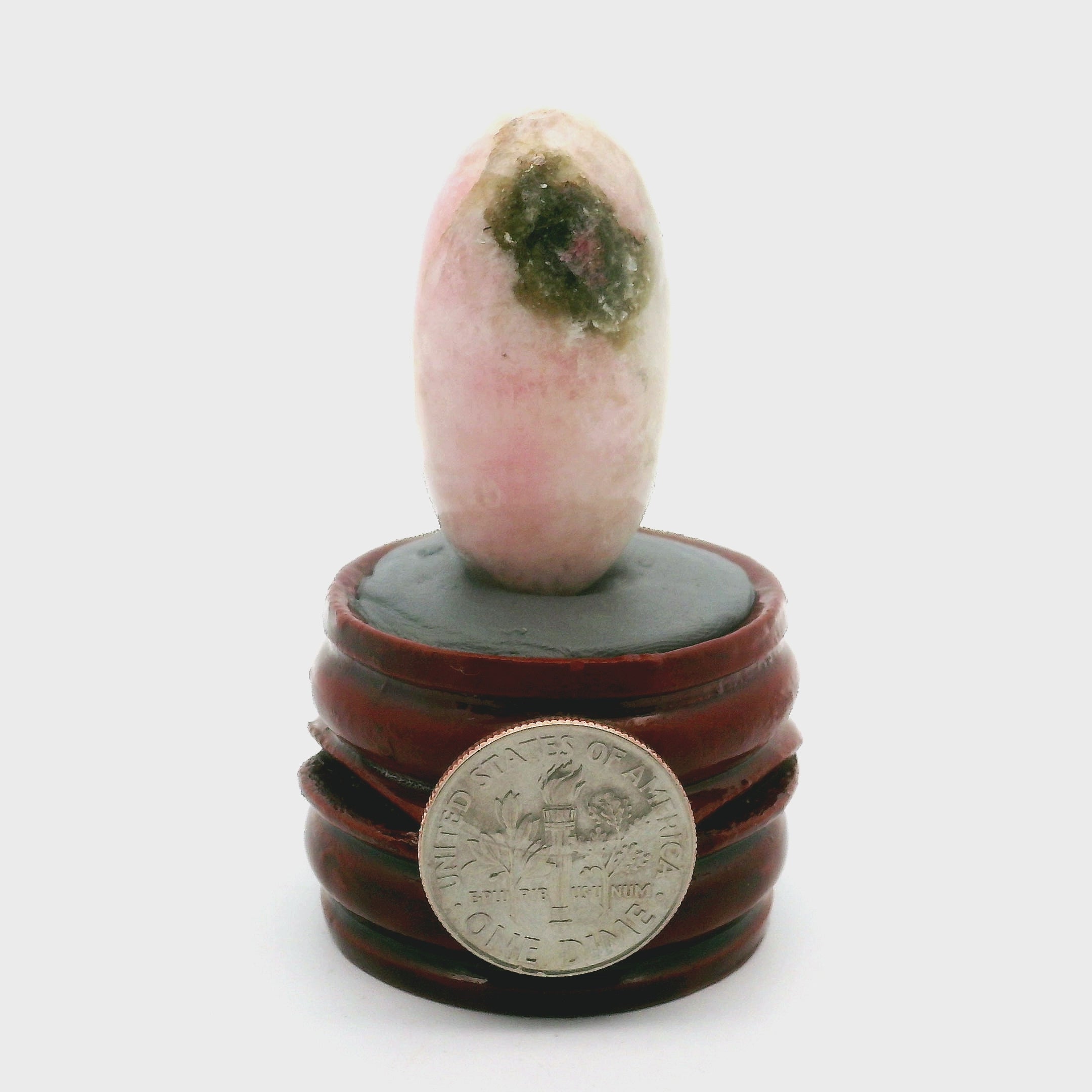 Tugtupite Lingam for Joy, Manifestation, Romance, Relationship Healing and Good Luck