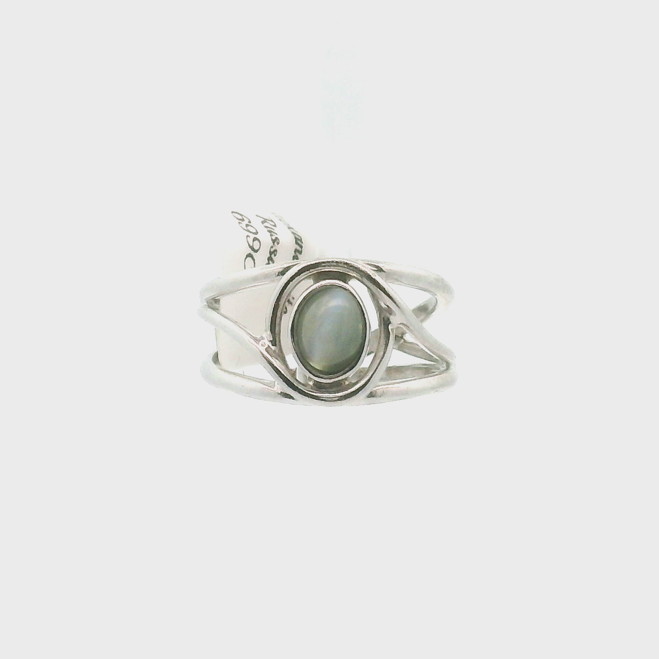 Alexandrite Midi Cuff Ring .925 Silver For Self Recovery, Hope and Encouragement