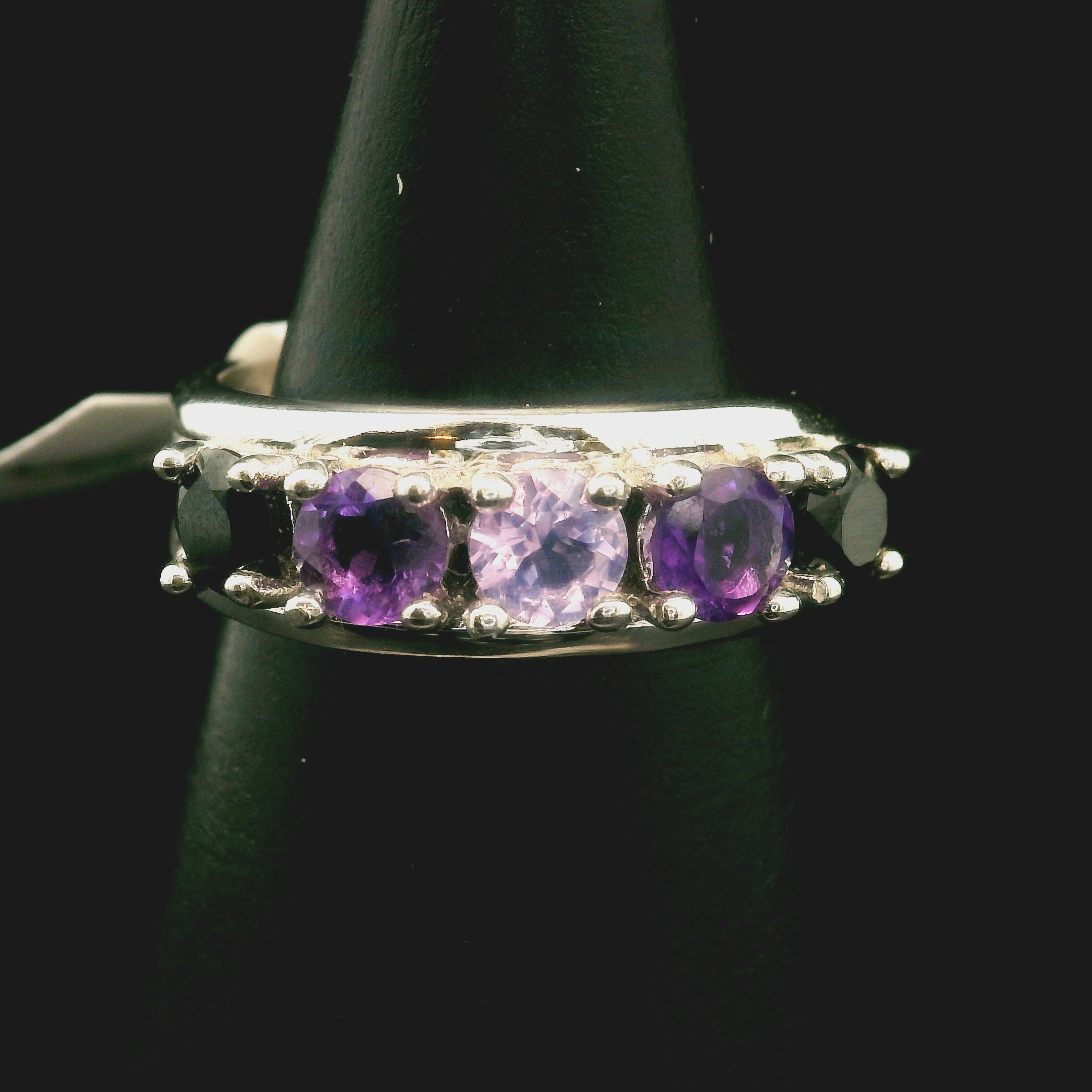 Multi-stone Stacker Cuff Ring .925 Silver for Healing, Intention Setting and Manifesting your Desires