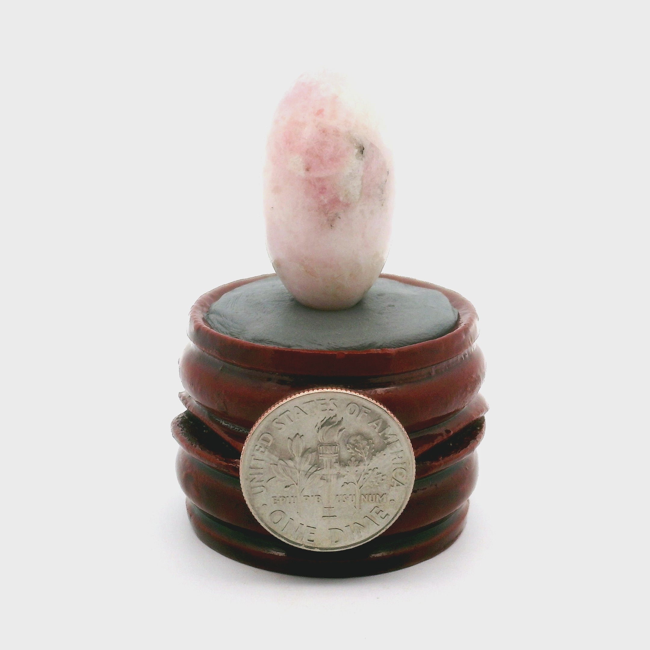 Tugtupite Lingam for Joy, Manifestation, Romance, Relationship Healing and Good Luck