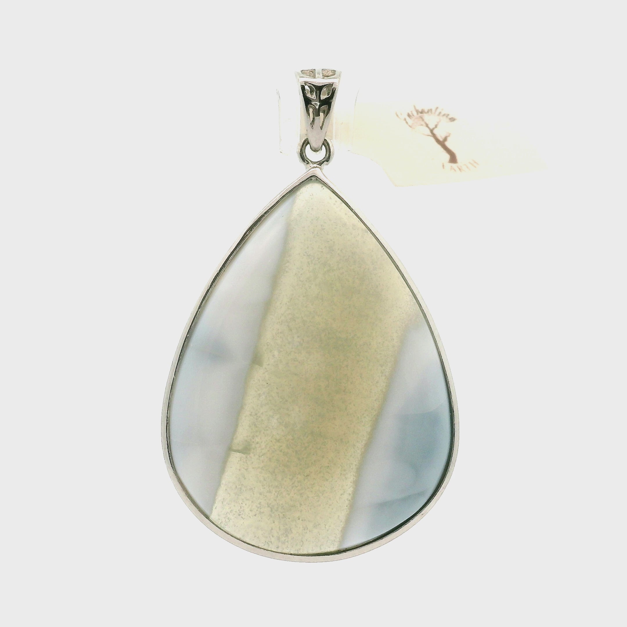 Owyhee Opal Pendant .925 Silver for Emotional Healing and Balance