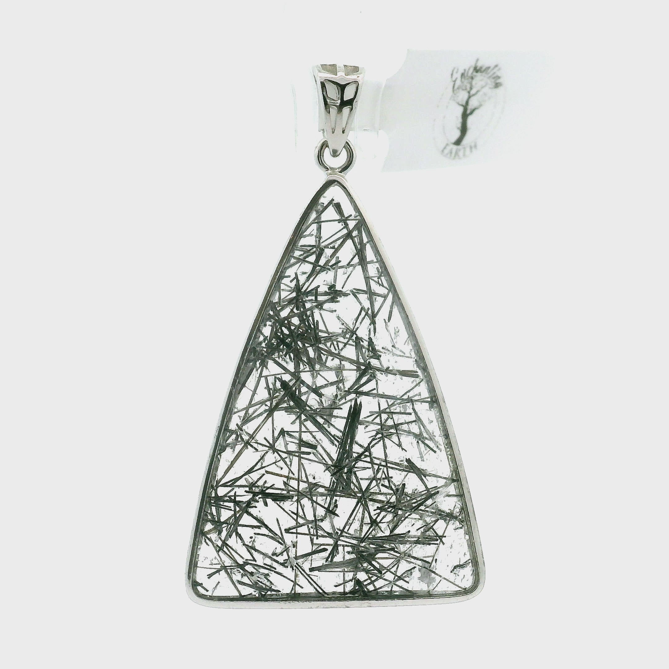 Garden Quartz Pendant .925 Silver for Insight, Meditation & Shamanic Journey