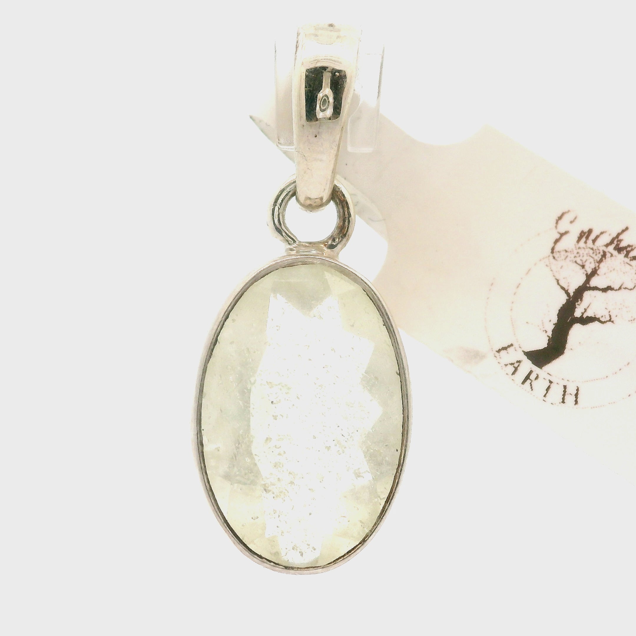 Libyan Desert Glass Bezel Pendant .925 Silver for Confidence, Manifestation and Personal Power