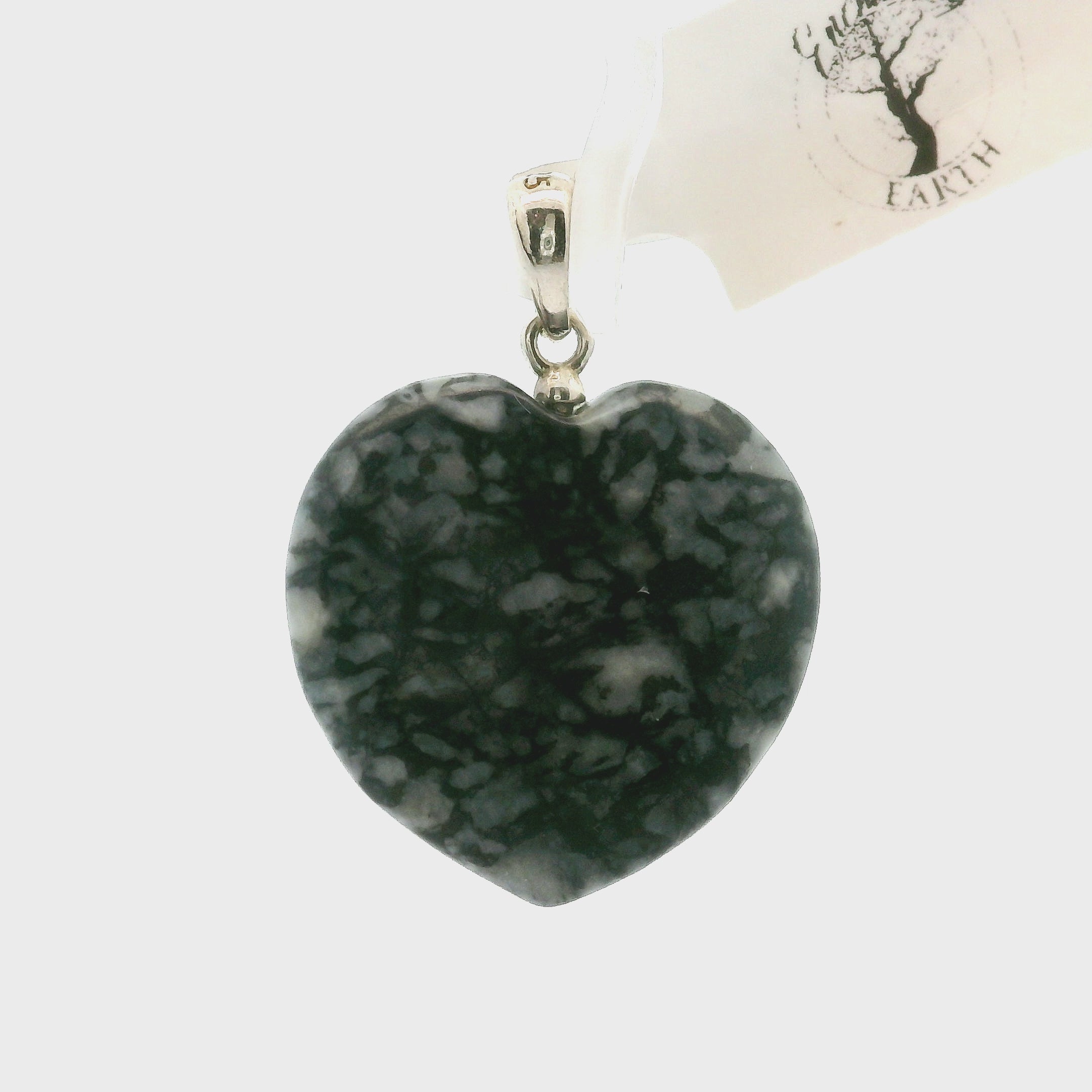 Heart Pendants .925 Silver for Balancing the Emotional Body & Calming the Mind