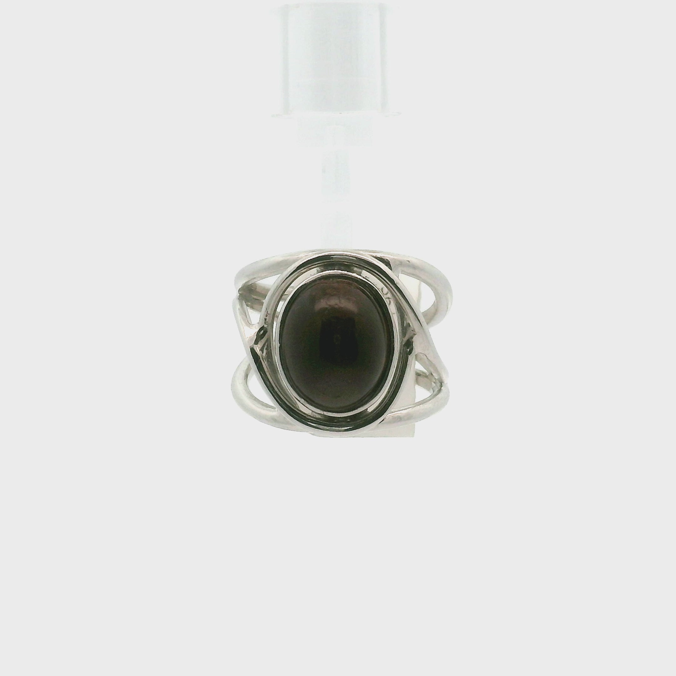 Cat's Eye Scapolite Midi Cuff Ring .925 Silver for Enhancing Communication with Guides, Insight & Memory